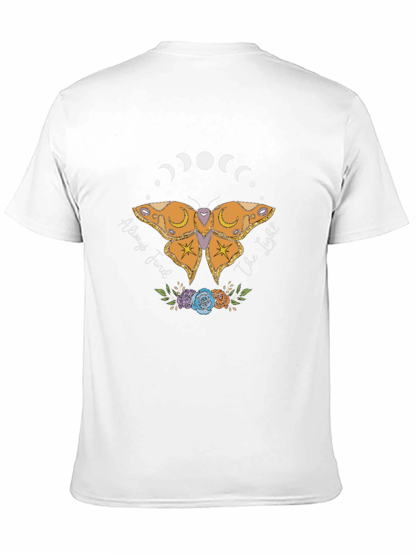 Always Find The Light Butterfly Graphic Tee