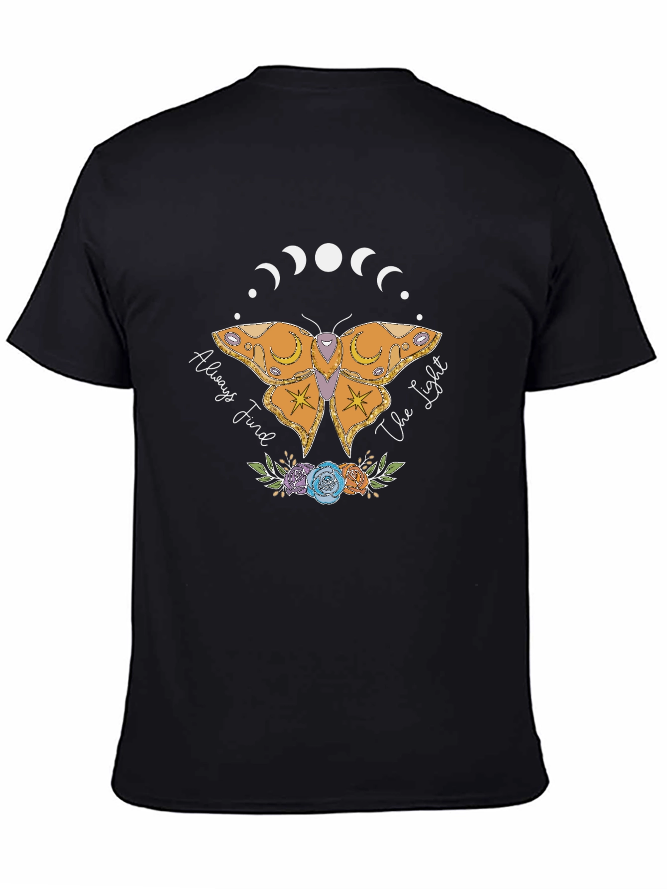 Always Find The Light Butterfly Graphic Tee