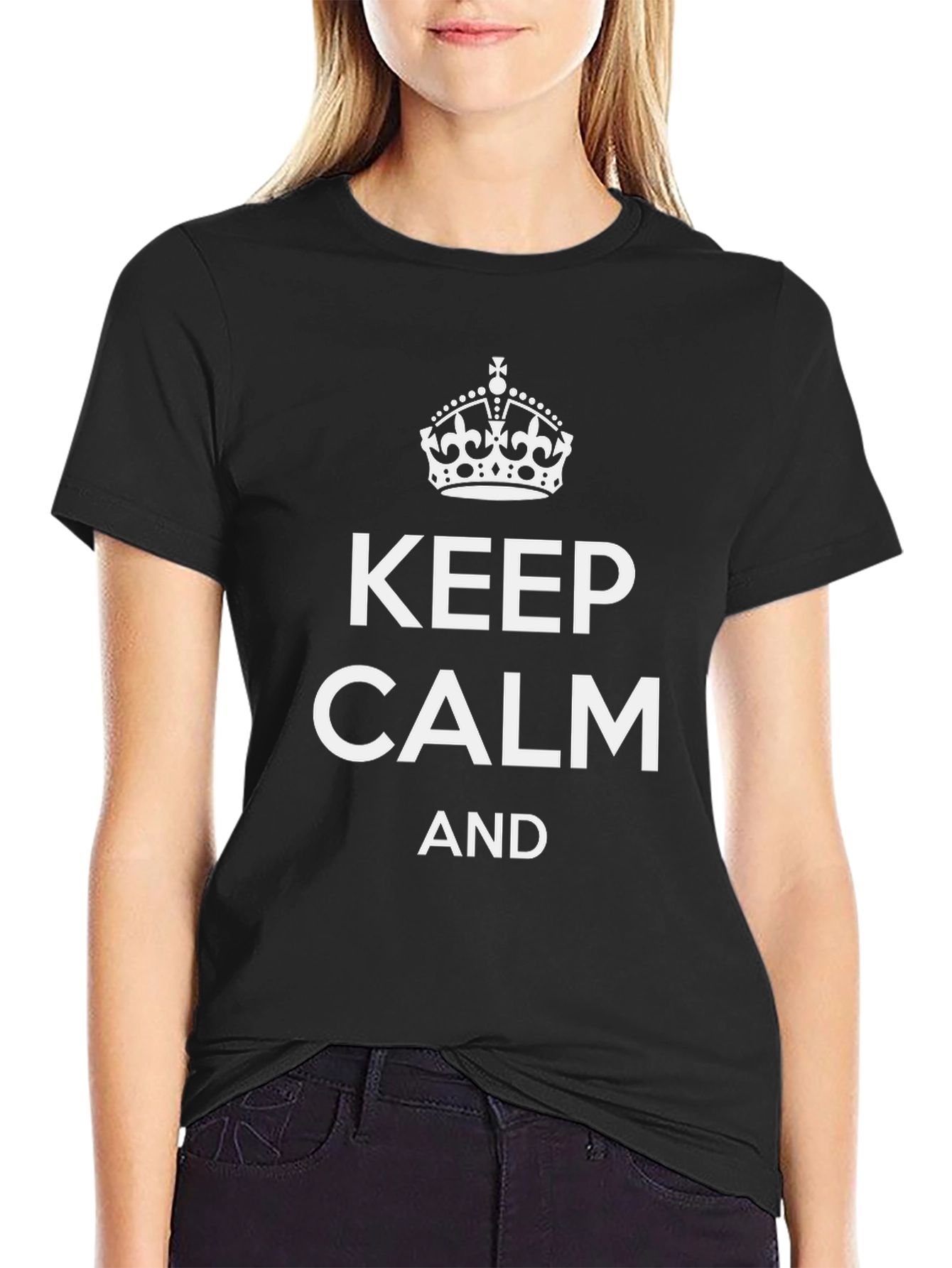 Keep Calm Graphic T-Shirt - Relaxed Fit