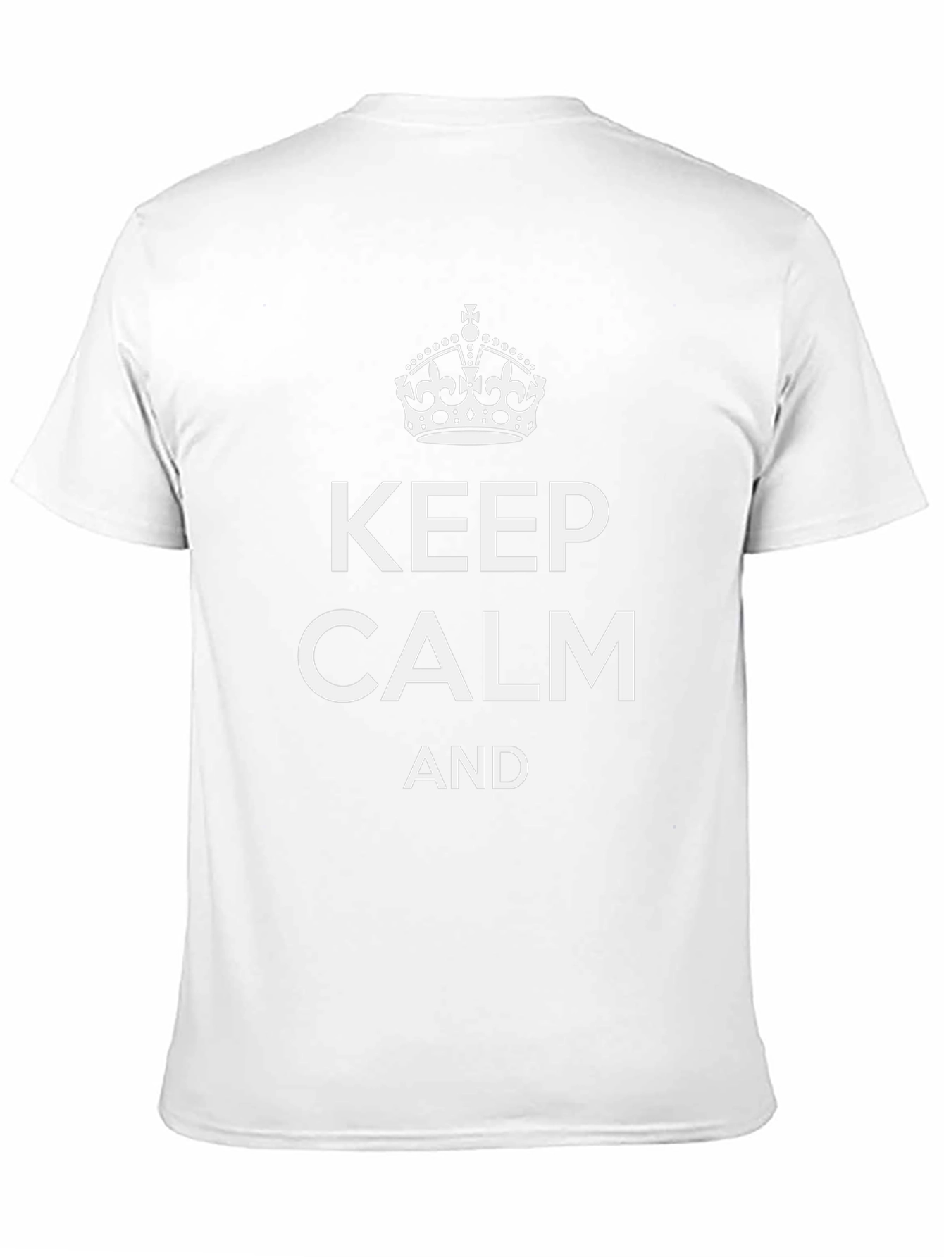 Keep Calm Graphic T-Shirt - Relaxed Fit