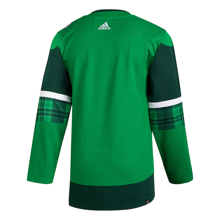 Men's Vancouver Canucks adidas Kelly Green 2023 St. Patrick's Day Primegreen Authentic Jersey