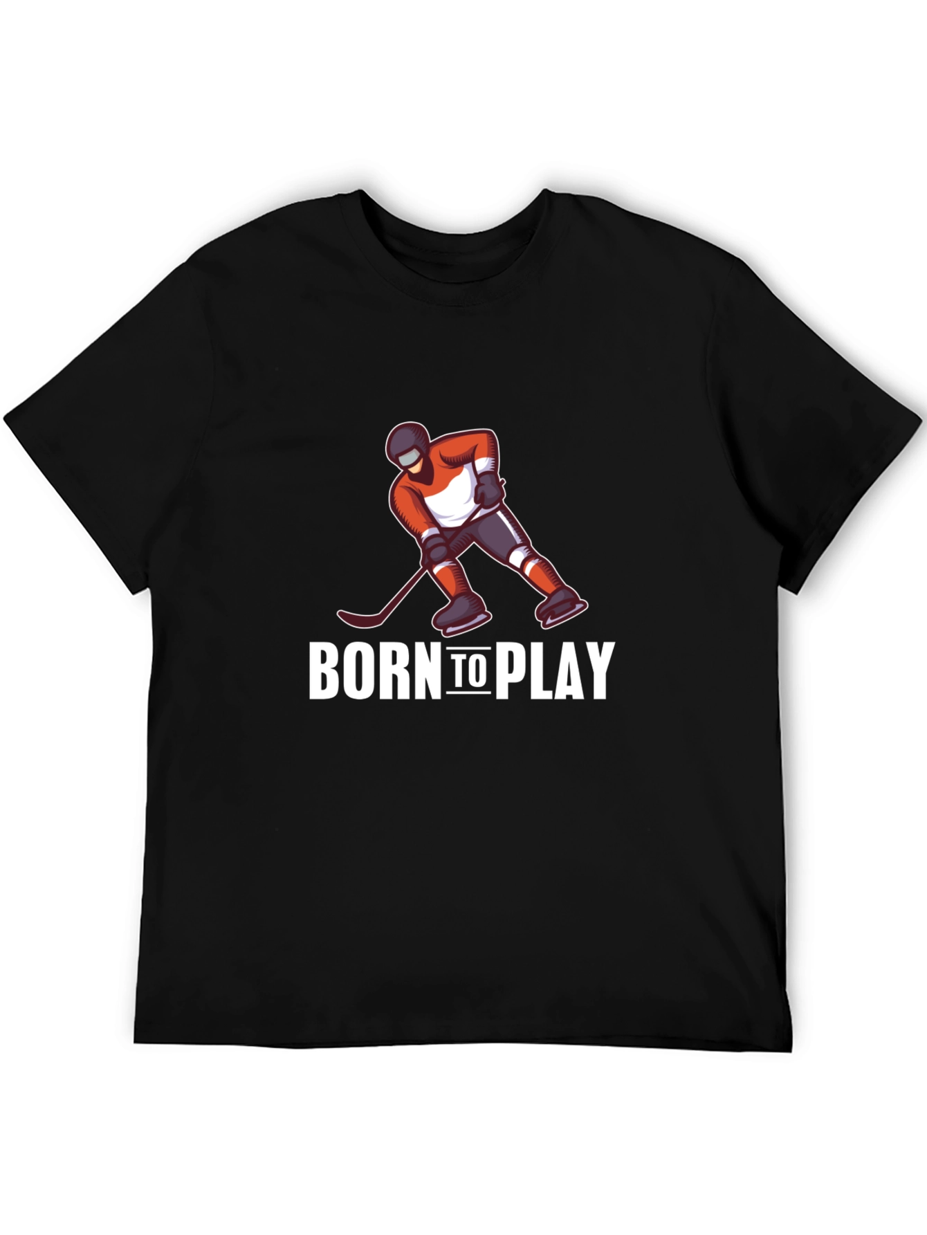 Born to Play Hockey Graphic Tee