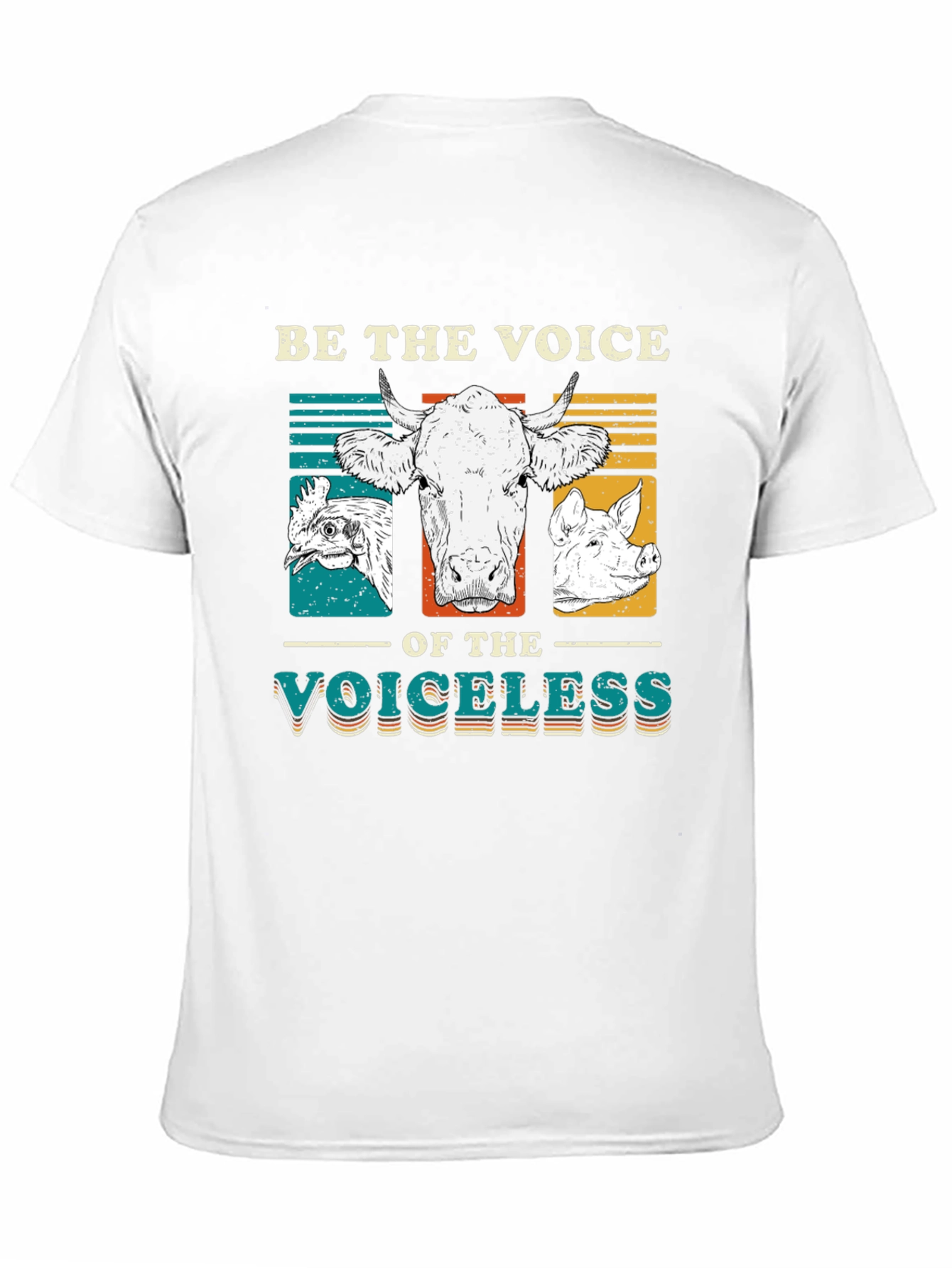 Be the Voice T-Shirt - Vegan Animal Rights Tee
