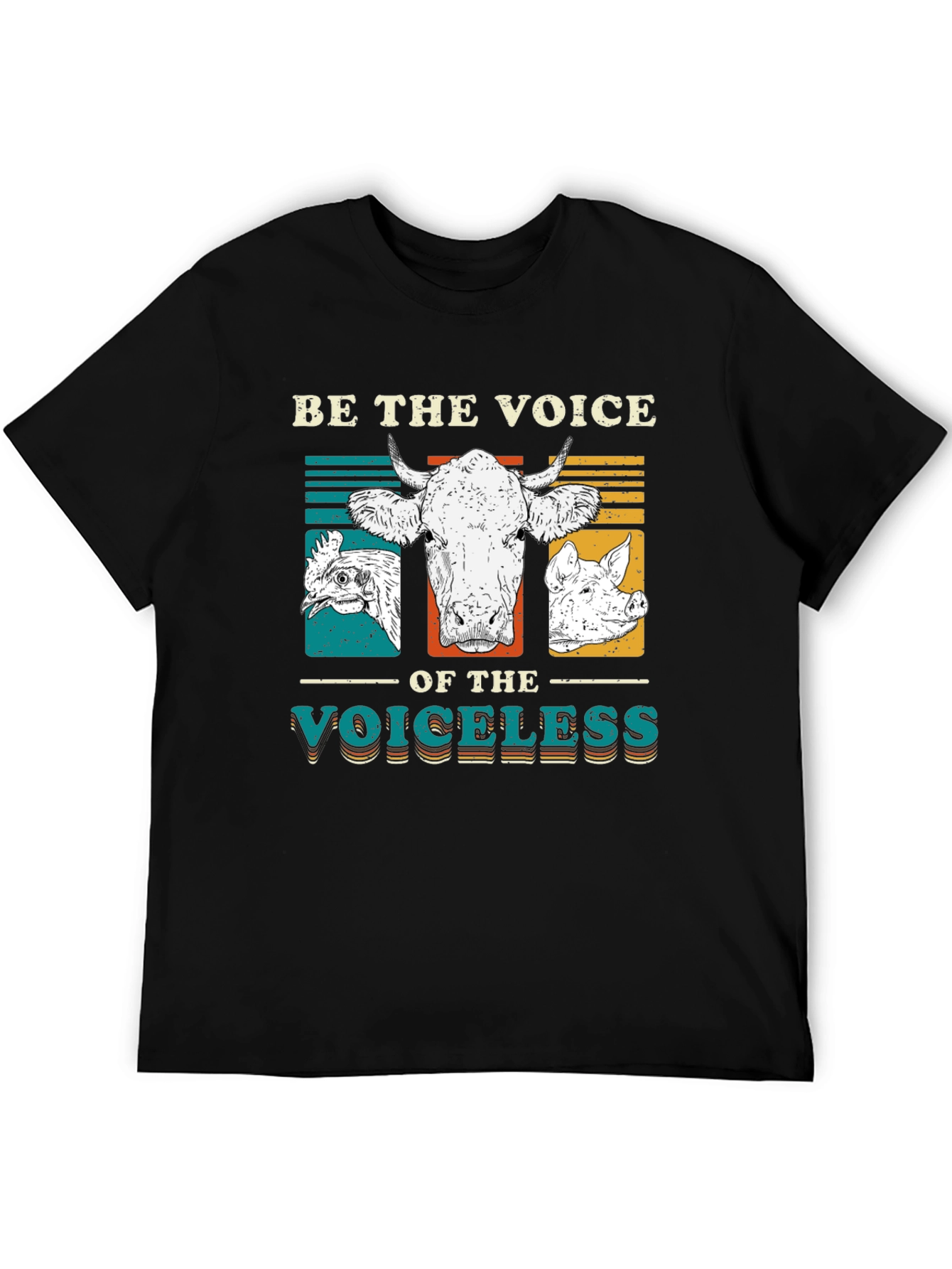Be the Voice T-Shirt - Vegan Animal Rights Tee