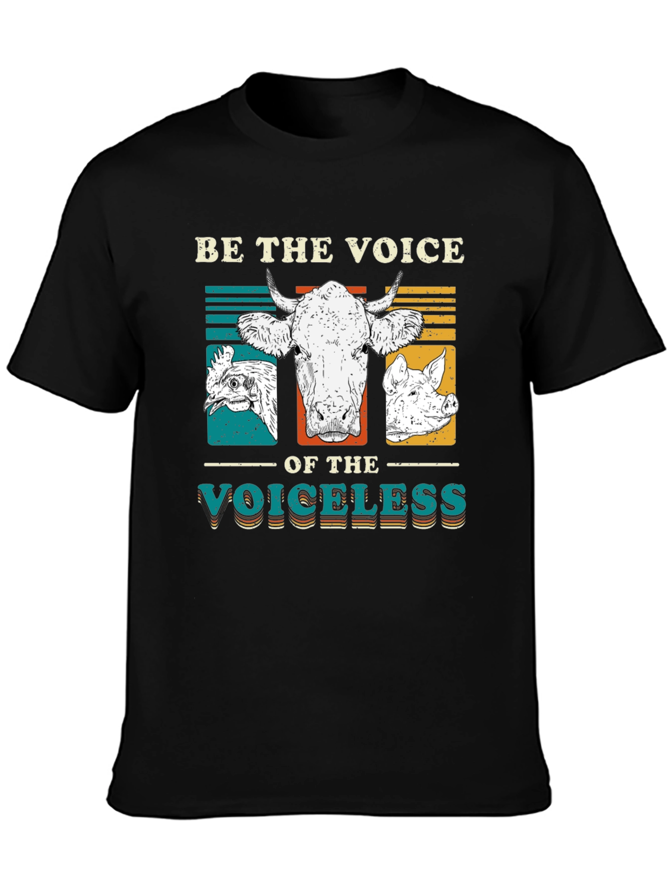 Be the Voice T-Shirt - Vegan Animal Rights Tee