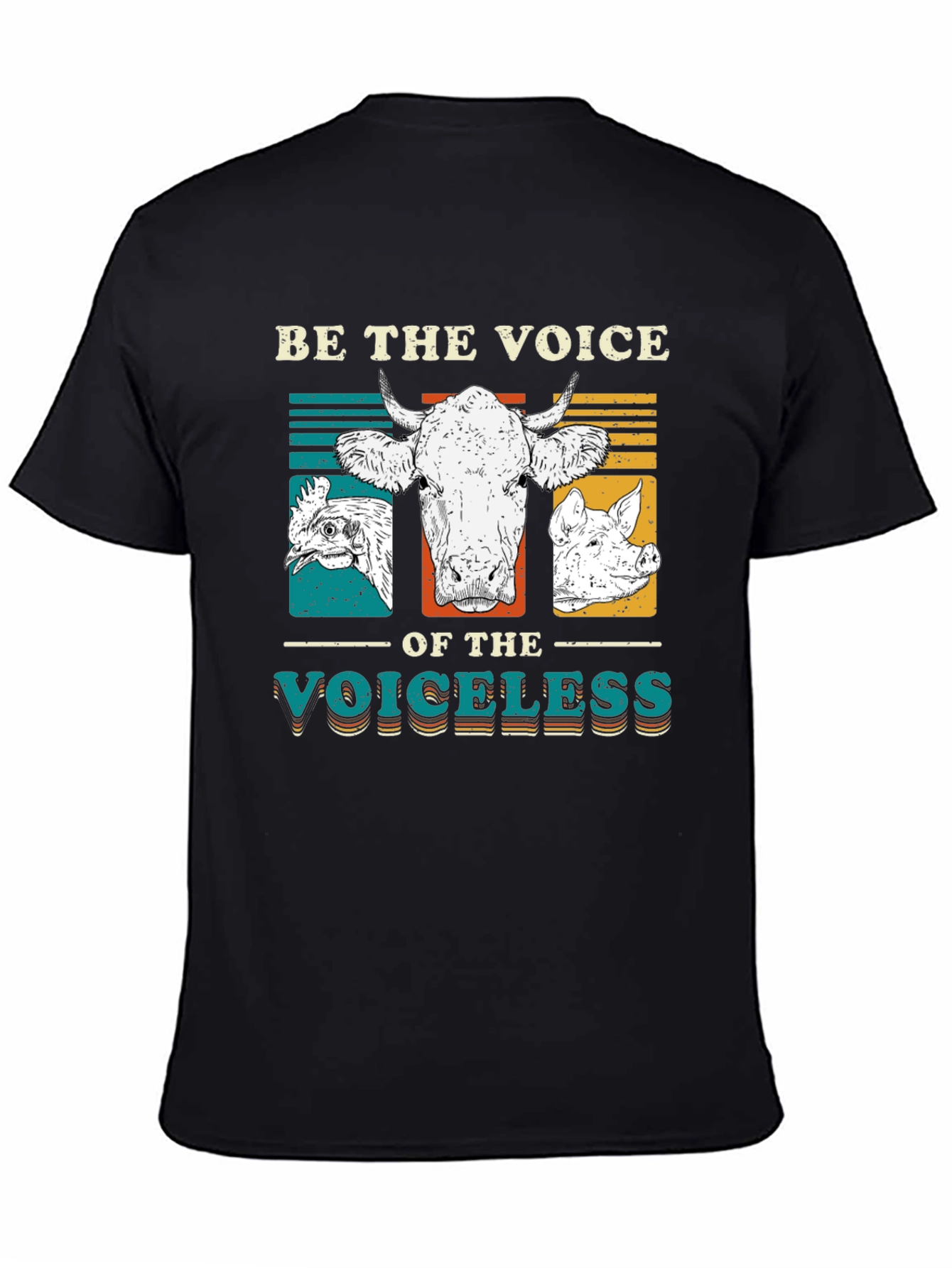 Be the Voice T-Shirt - Vegan Animal Rights Tee