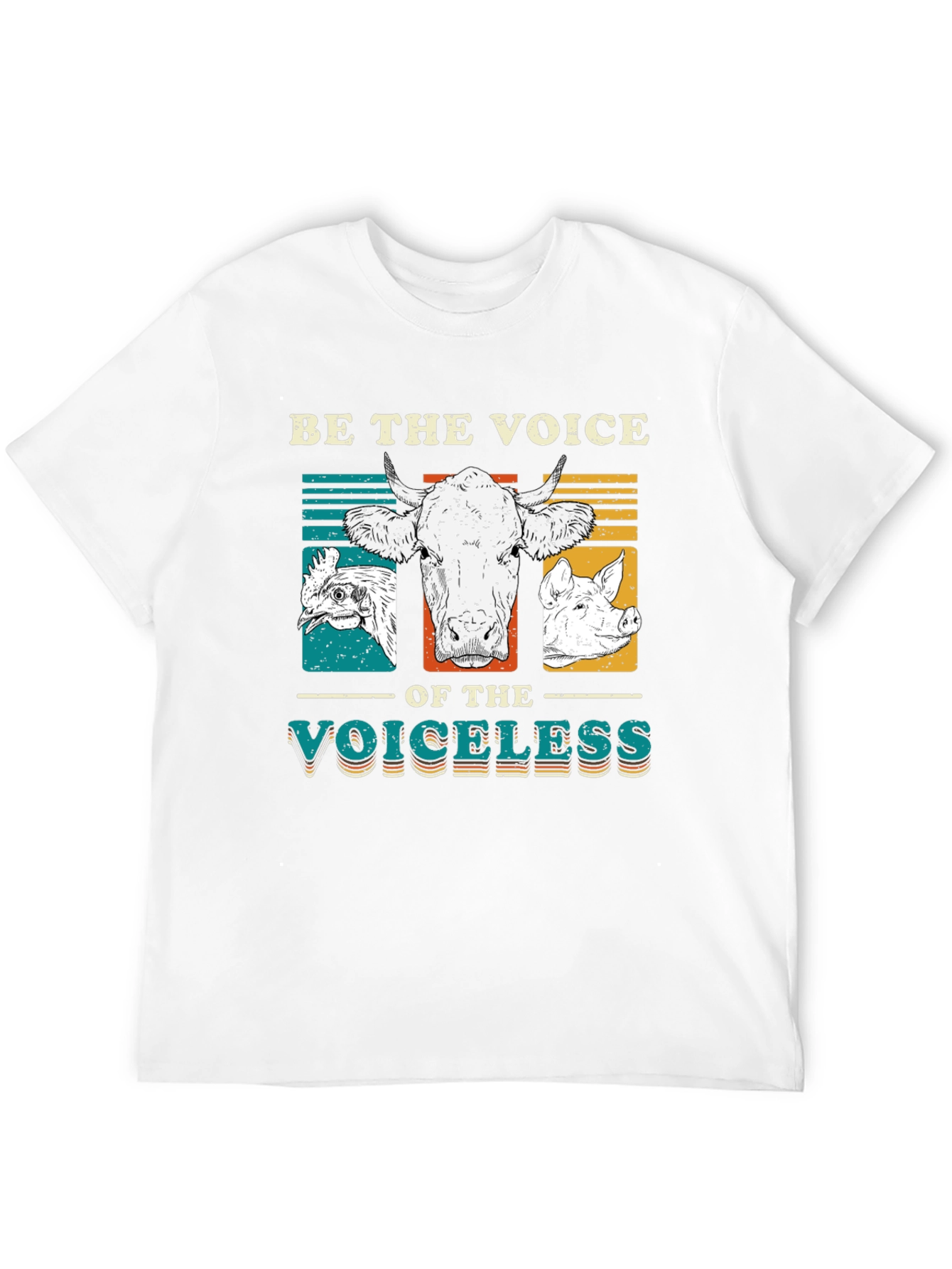 Be the Voice T-Shirt - Vegan Animal Rights Tee