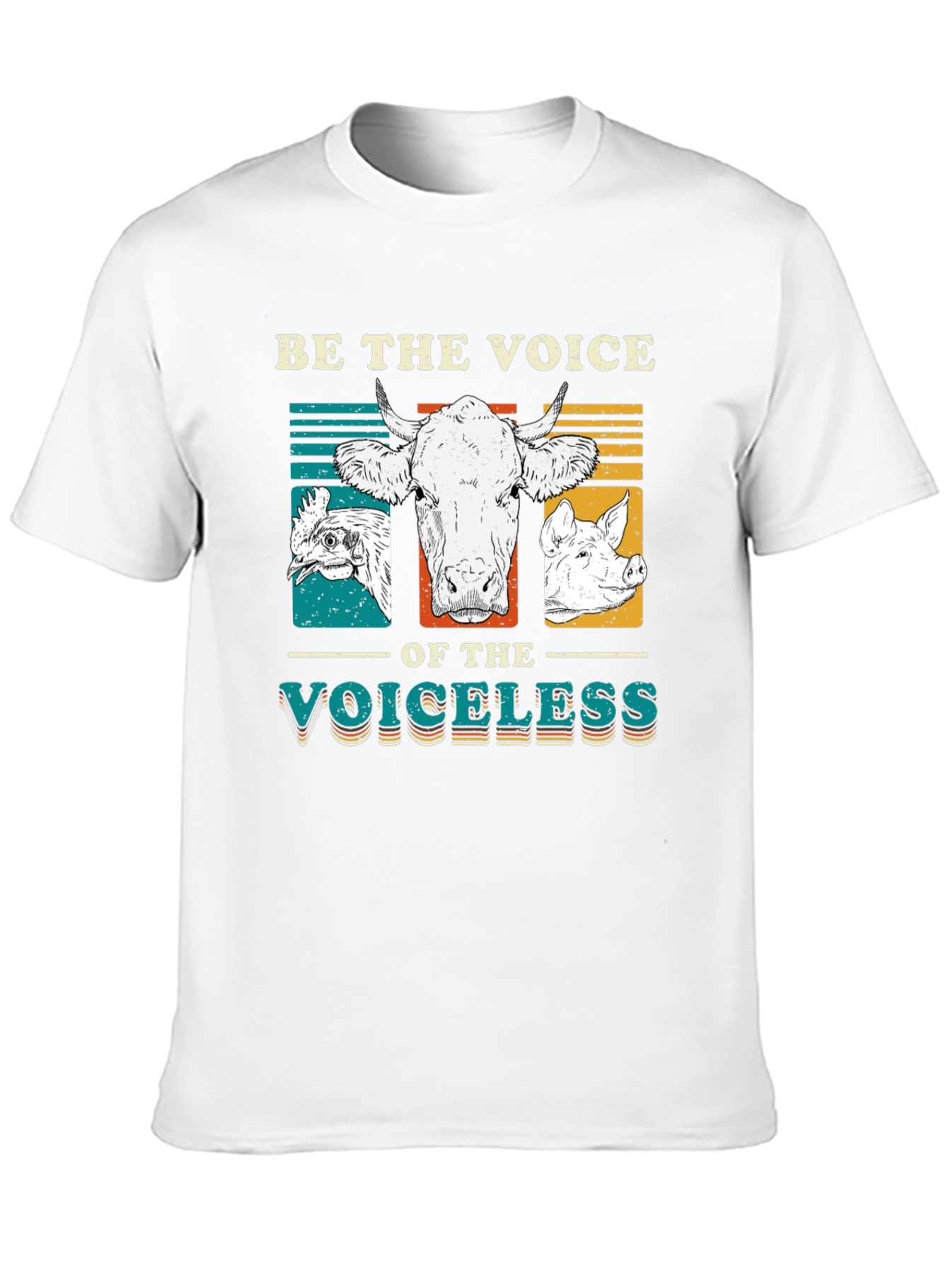 Be the Voice T-Shirt - Vegan Animal Rights Tee