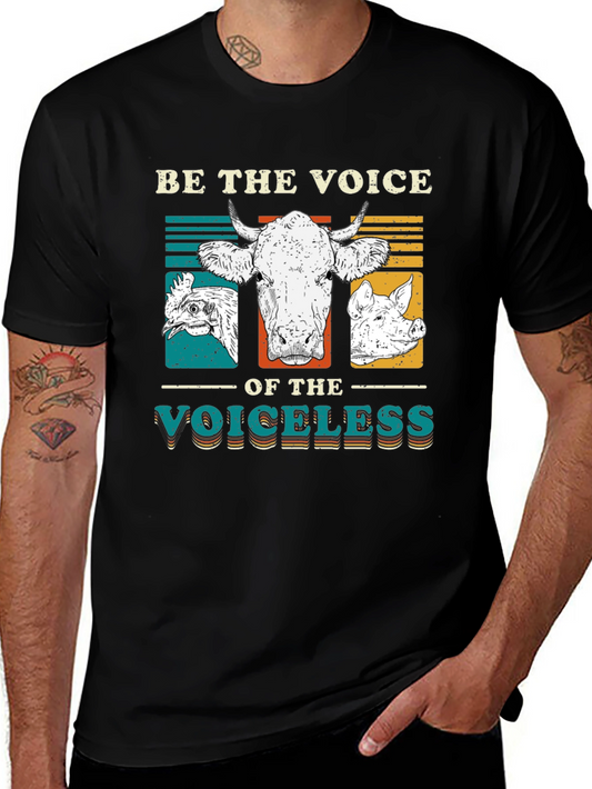 Be the Voice T-Shirt - Vegan Animal Rights Tee