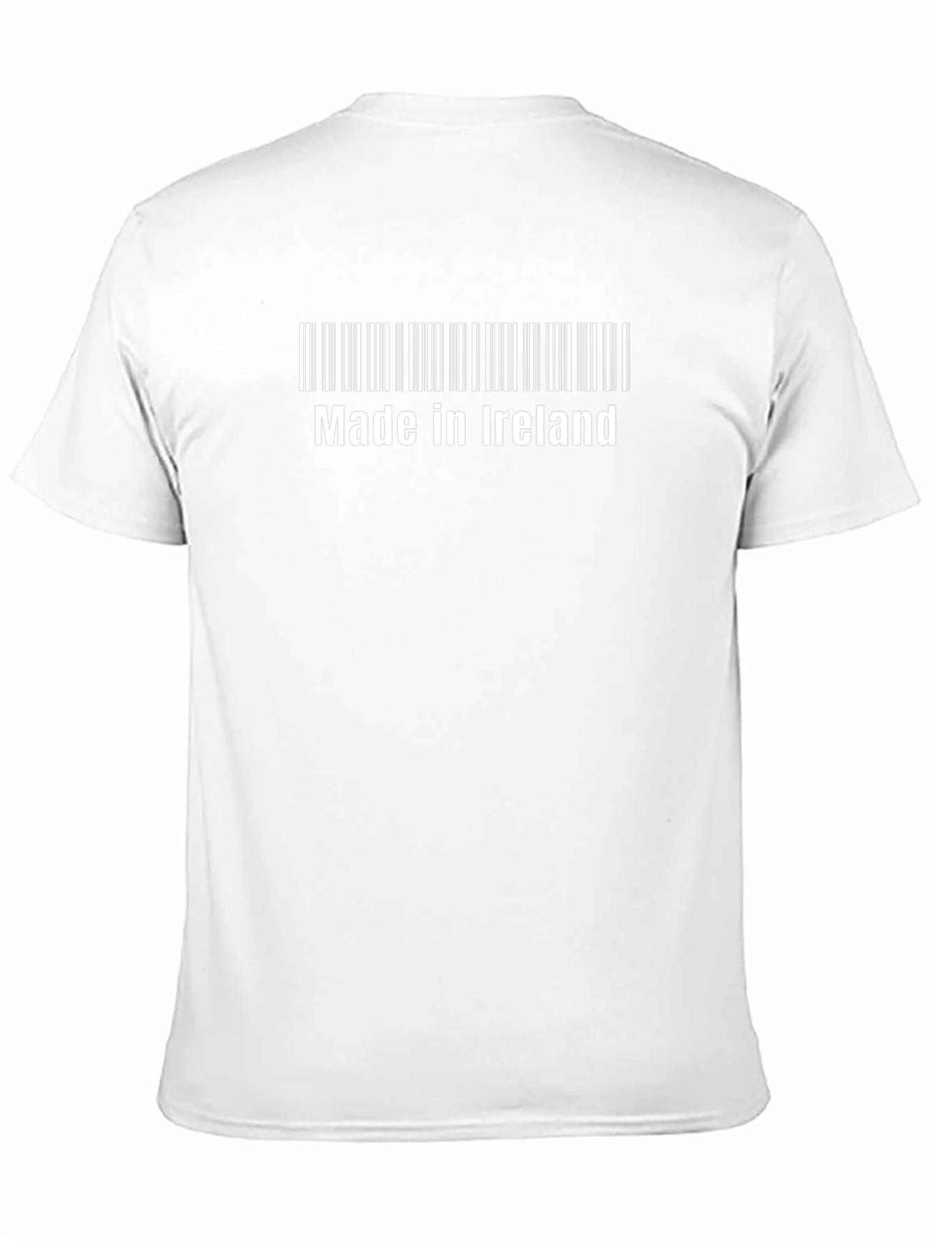 Made in Ireland Barcode T-Shirt - Black Cotton Tee