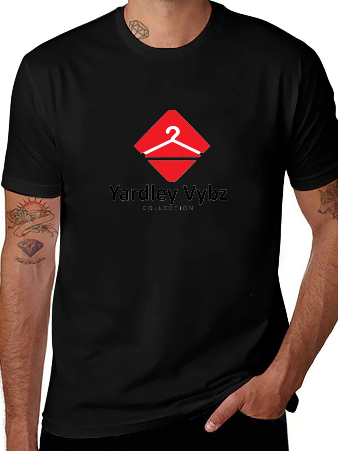 Yardley Vybz Black Graphic Tee