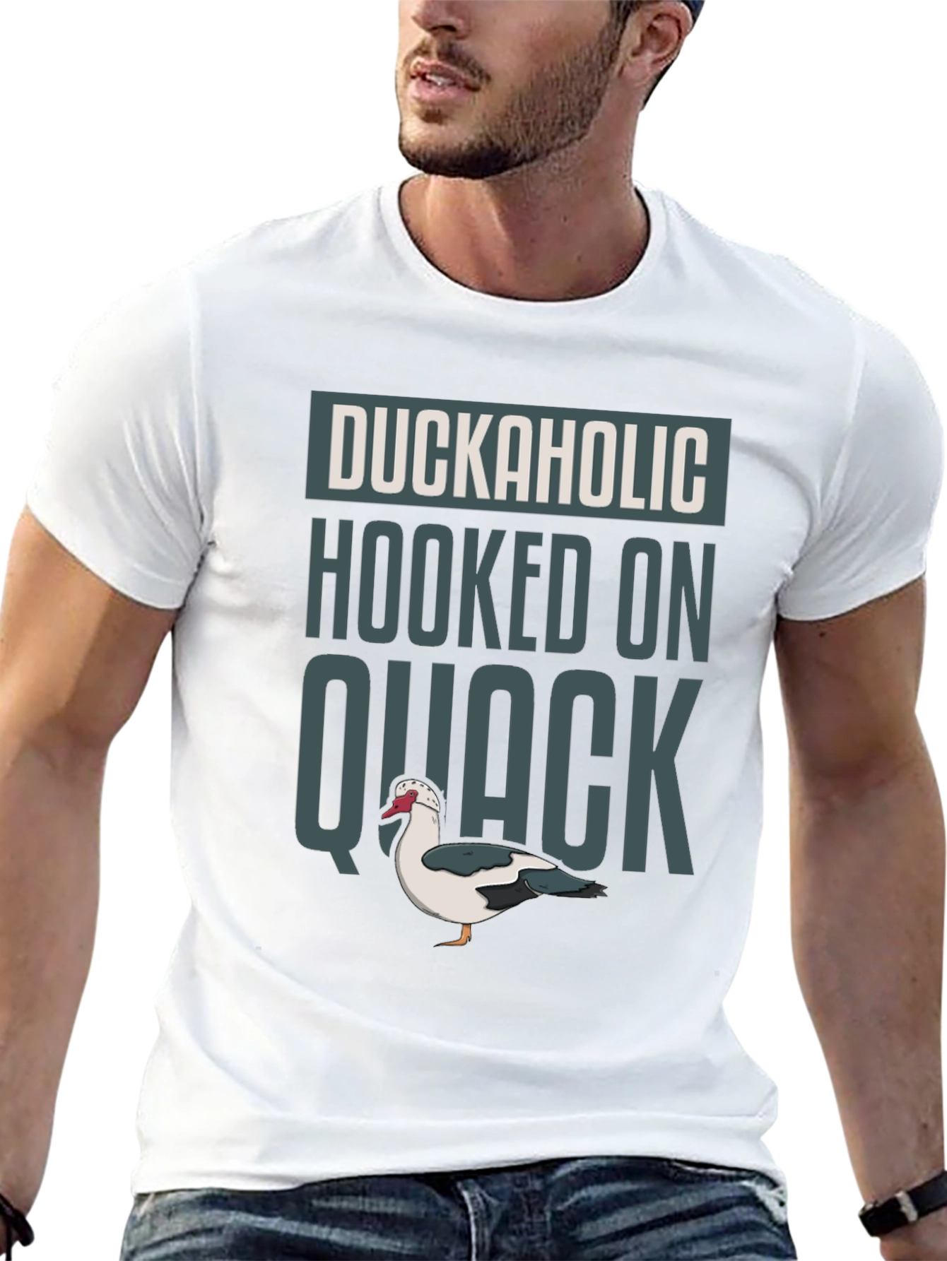 Duckaholic T-Shirt - Hooked on Quack
