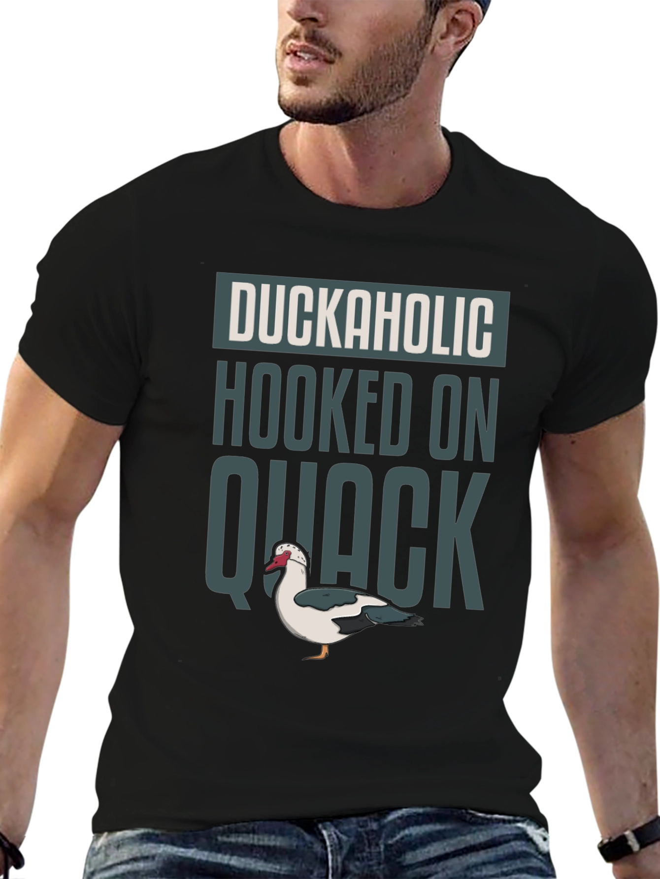 Duckaholic T-Shirt - Hooked on Quack