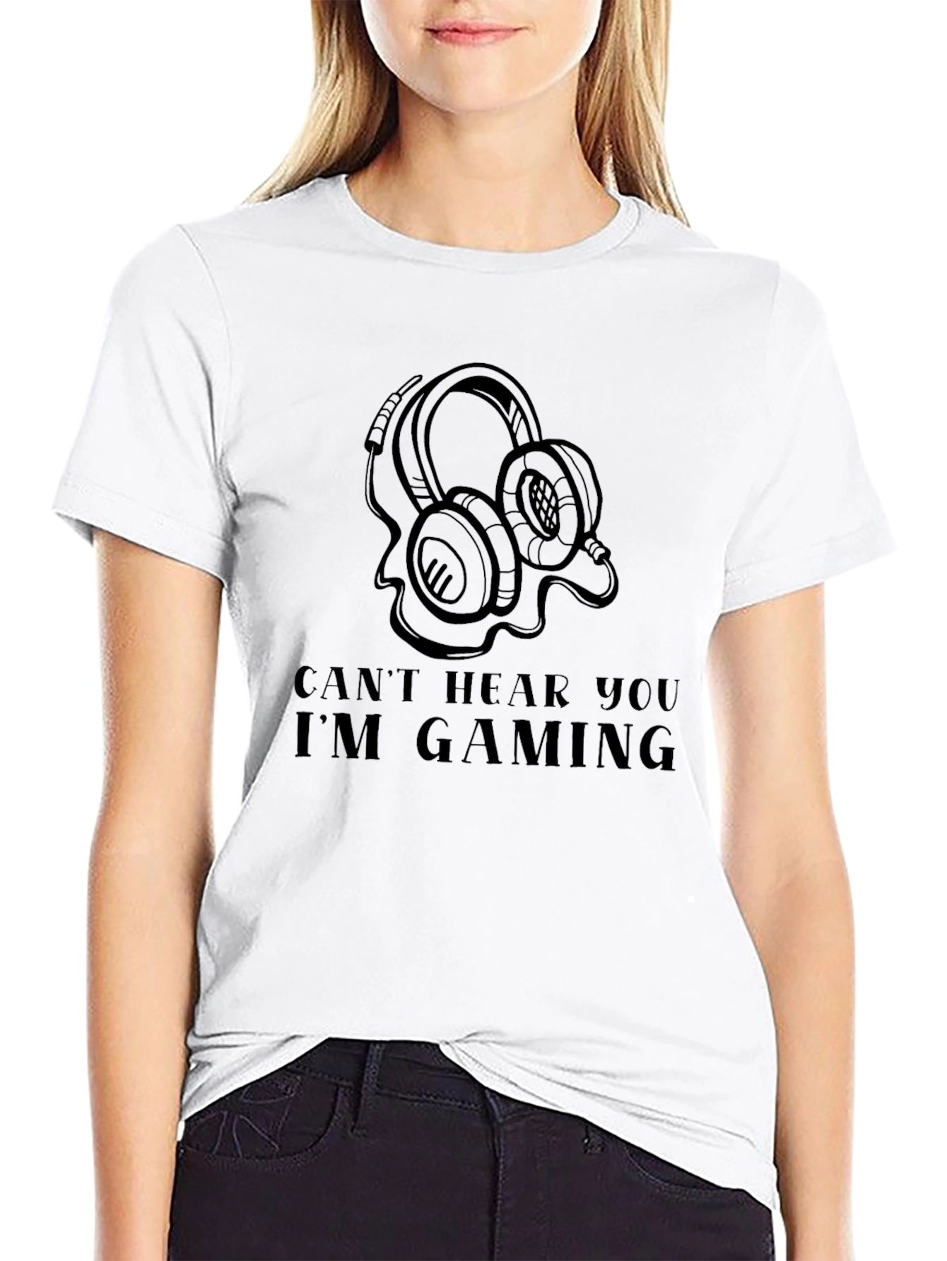 Gaming T-Shirt: Cant Hear You Im Gaming