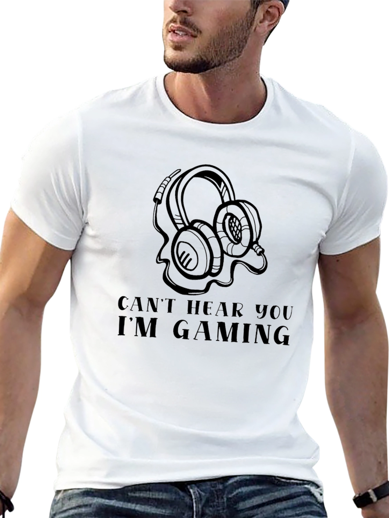 Gaming T-Shirt: Cant Hear You Im Gaming