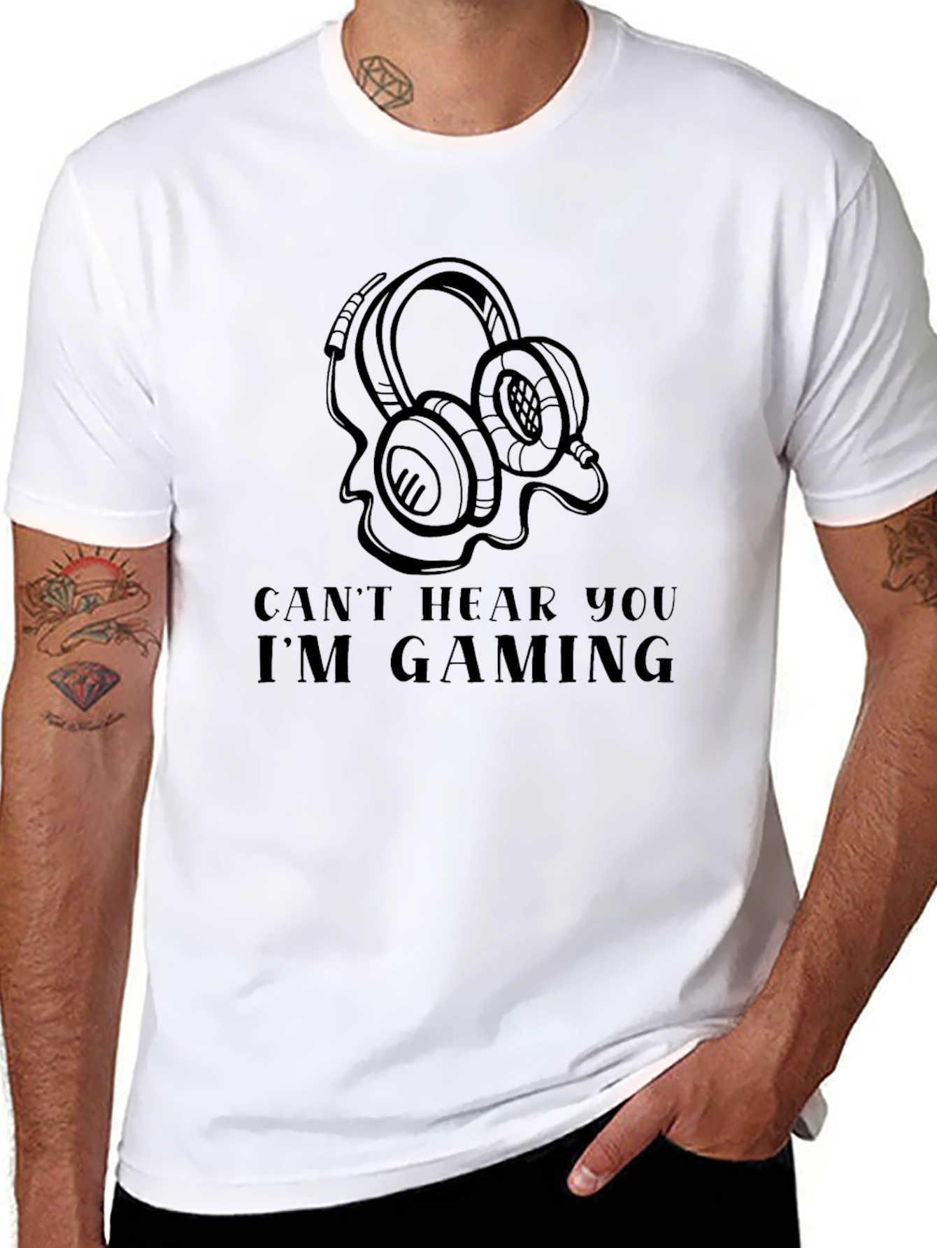 Gaming T-Shirt: Cant Hear You Im Gaming