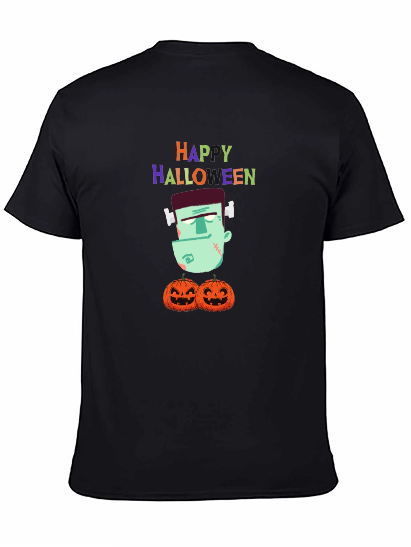 Happy Halloween Frankenstein Graphic Tee