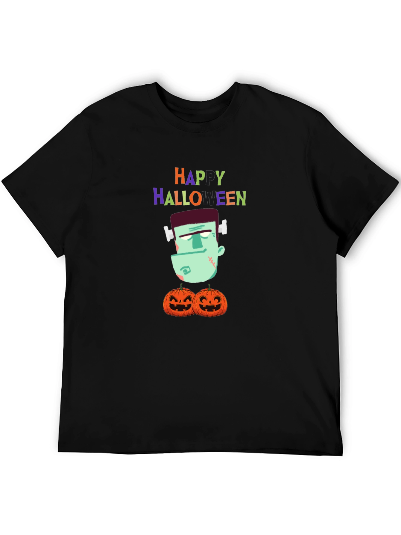 Happy Halloween Frankenstein Graphic Tee