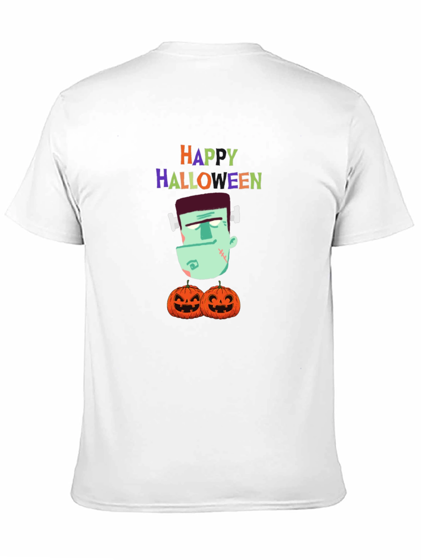 Happy Halloween Frankenstein Graphic Tee