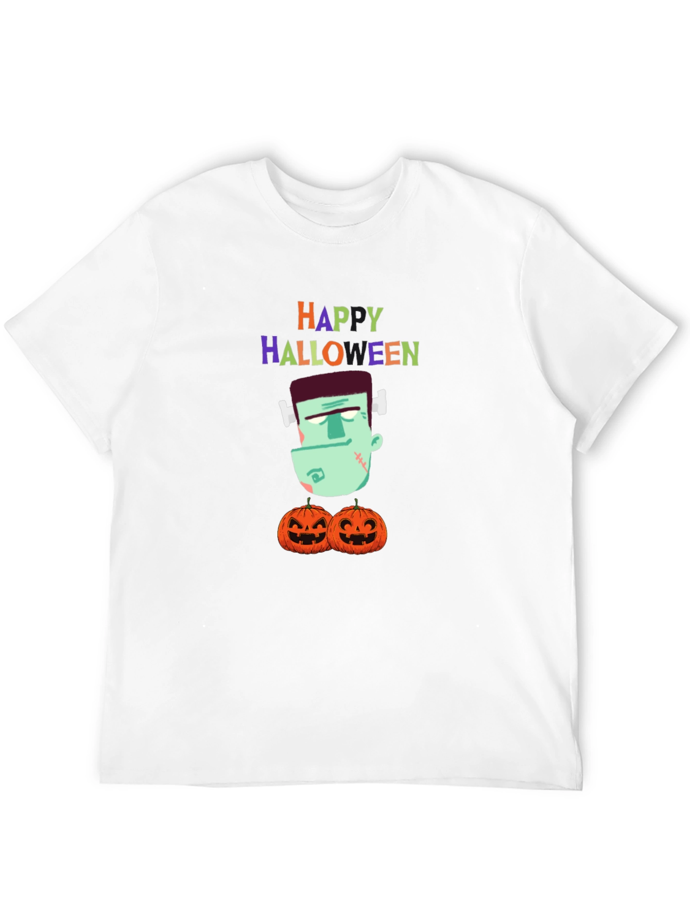 Happy Halloween Frankenstein Graphic Tee