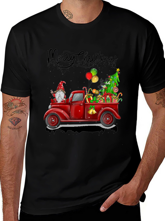 Festive Christmas Truck Graphic Tee