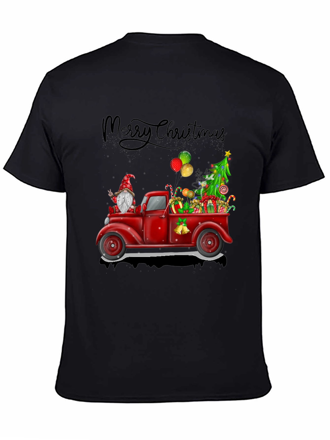 Festive Christmas Truck Graphic Tee
