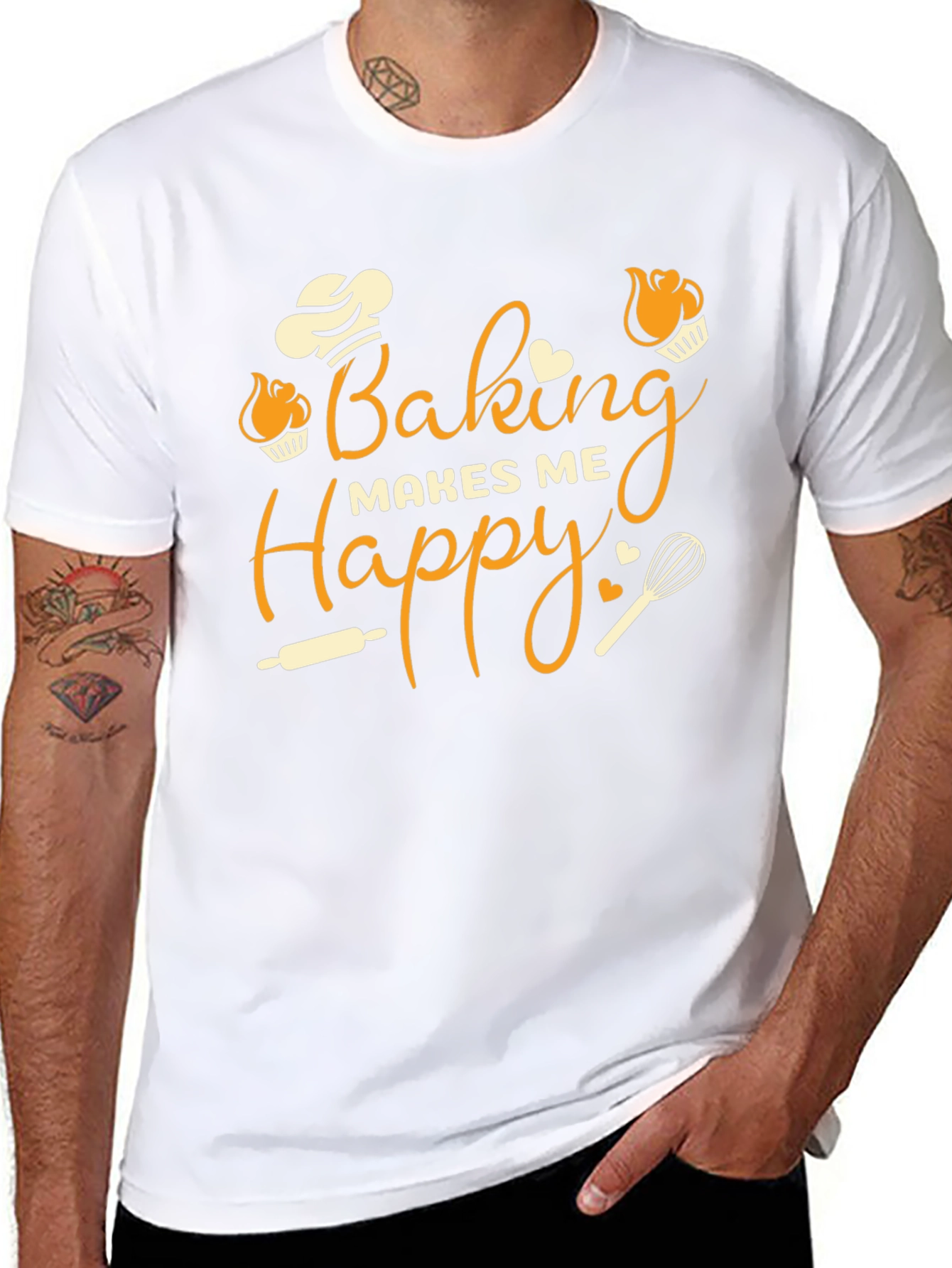 Baking Makes Me Happy T-Shirt