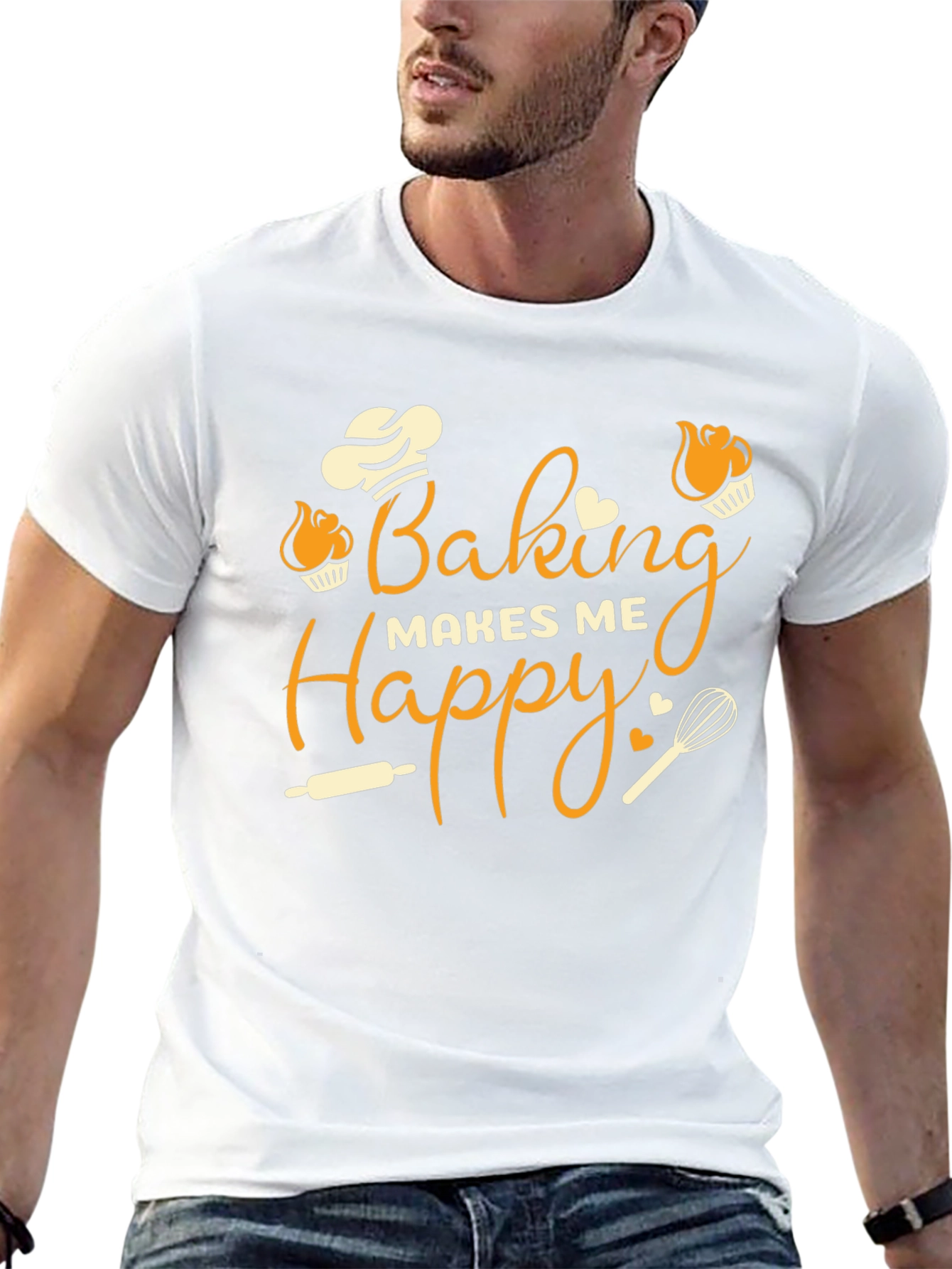 Baking Makes Me Happy T-Shirt