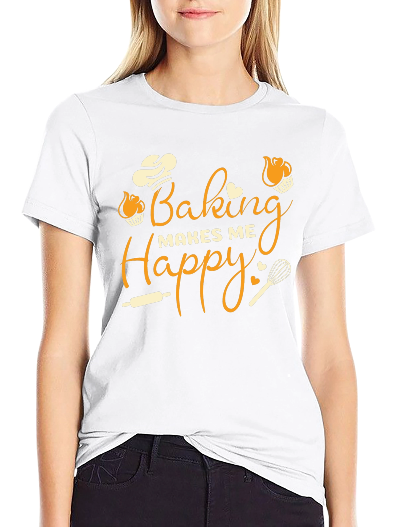 Baking Makes Me Happy T-Shirt