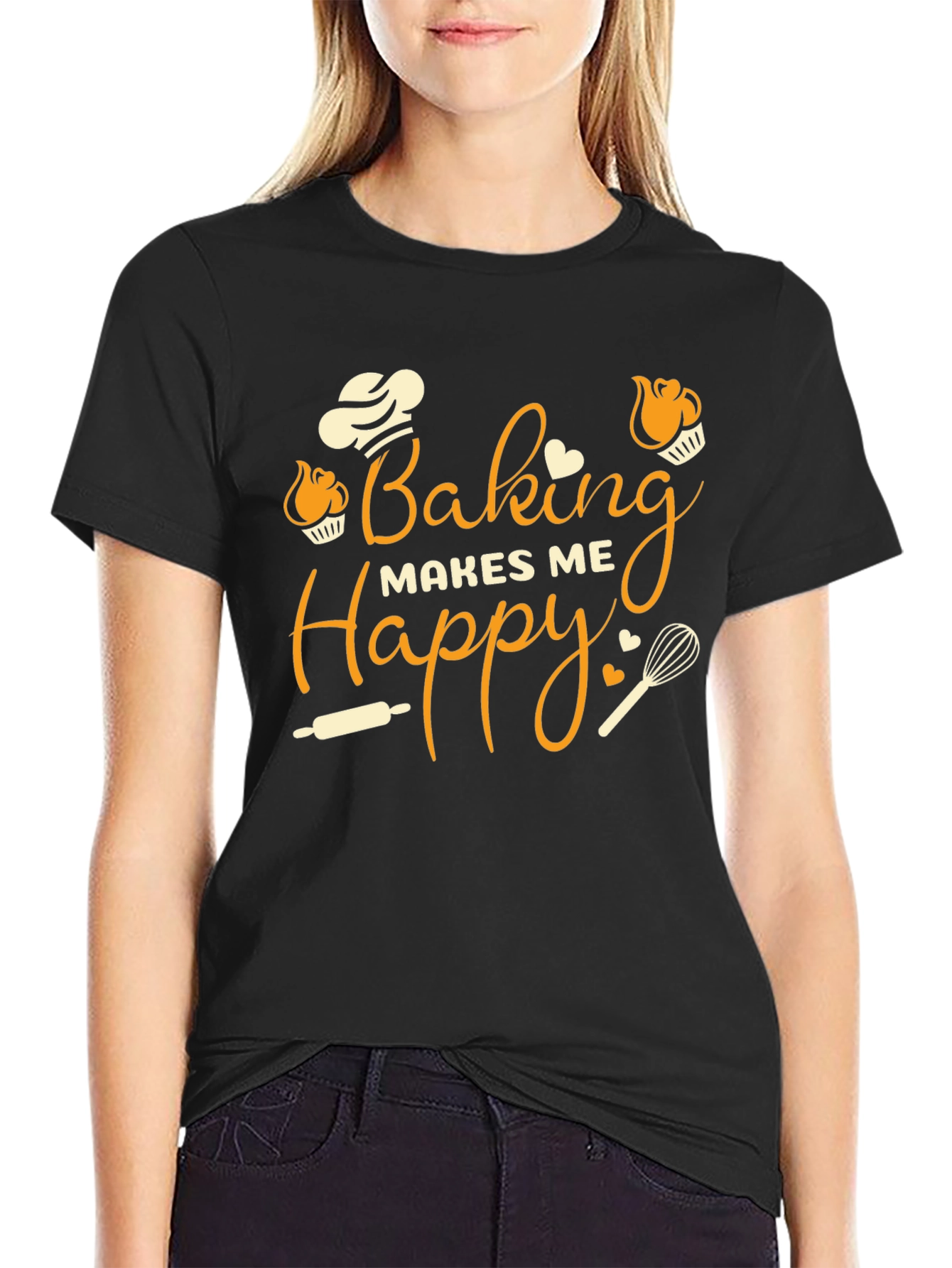 Baking Makes Me Happy T-Shirt