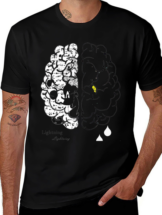 Brain Power T-Shirt - Left vs Right Brain Design