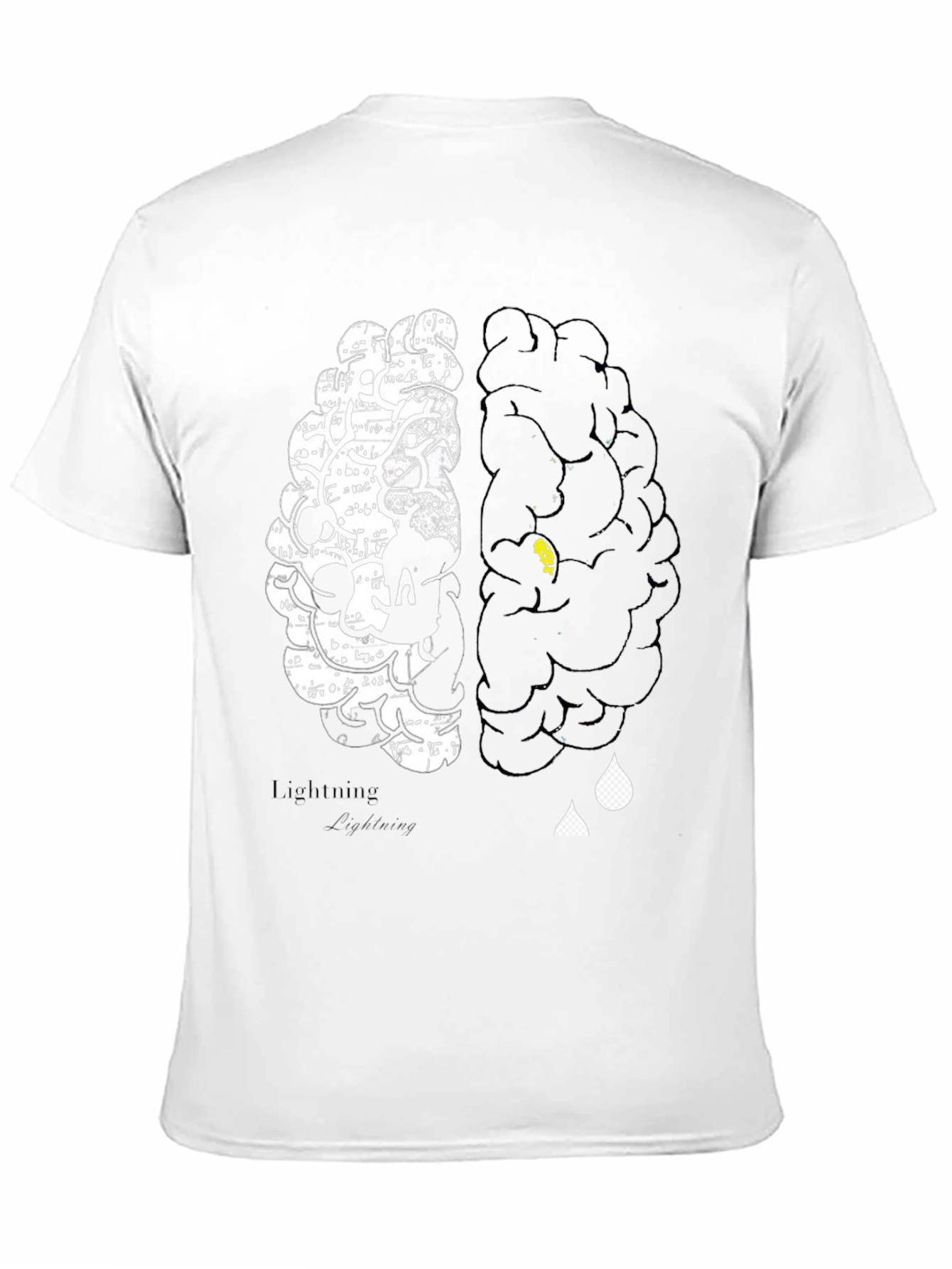 Brain Power T-Shirt - Left vs Right Brain Design