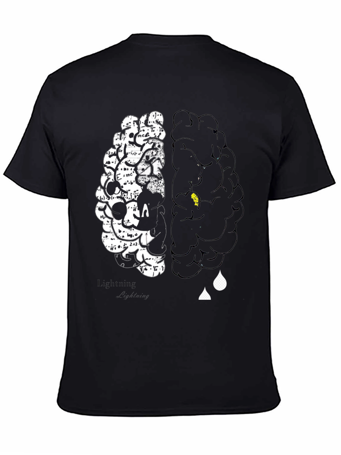 Brain Power T-Shirt - Left vs Right Brain Design