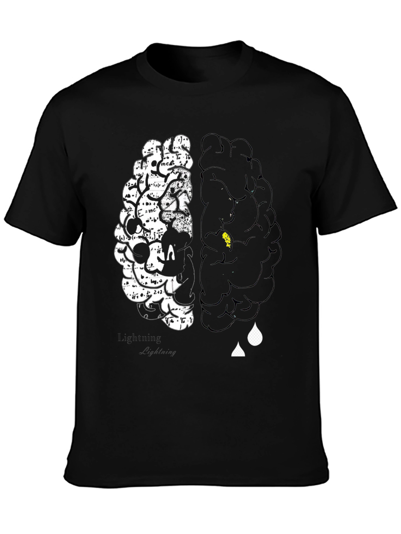 Brain Power T-Shirt - Left vs Right Brain Design