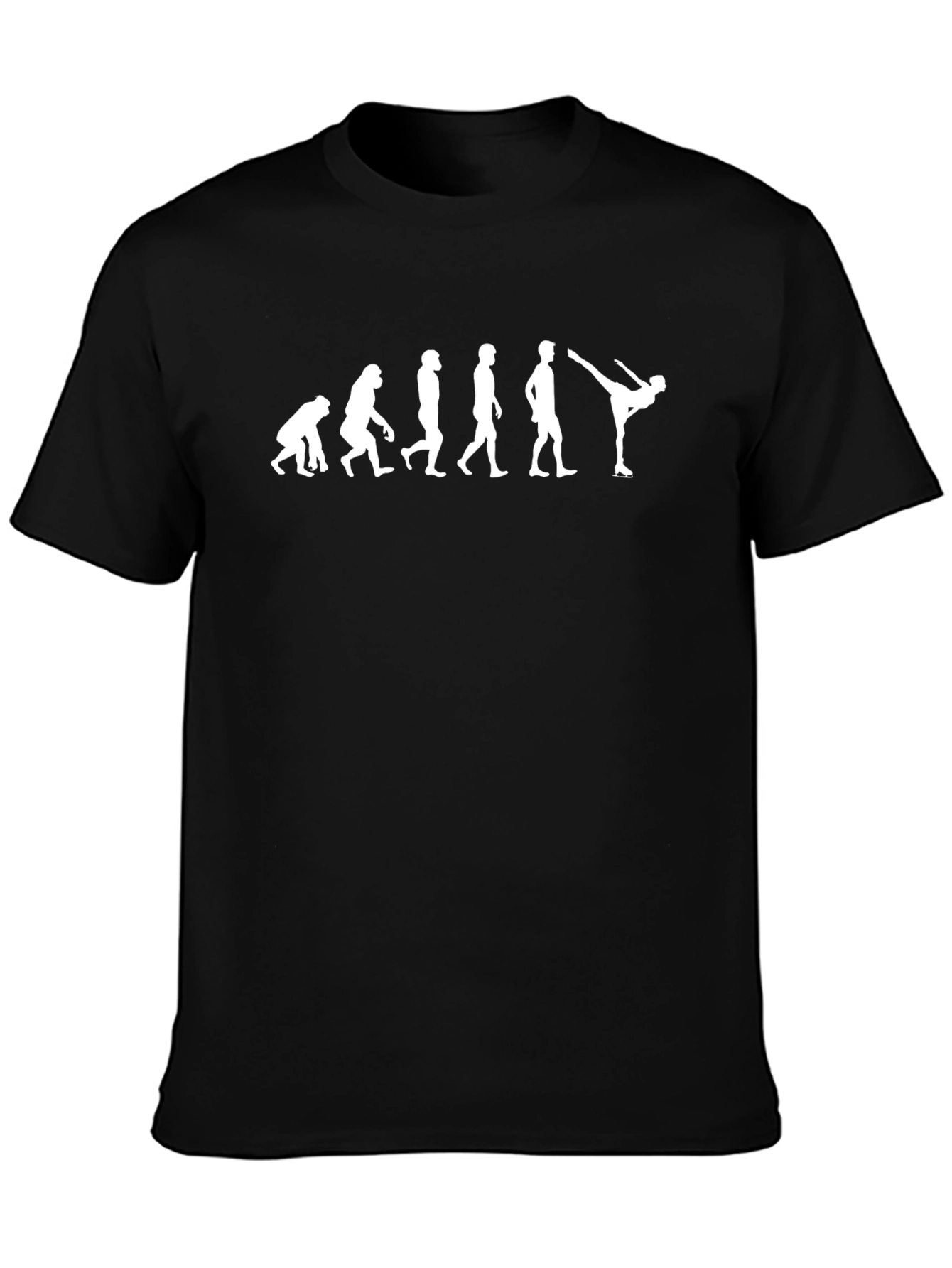 Evolution of Kick T-Shirt - Black Cotton Tee
