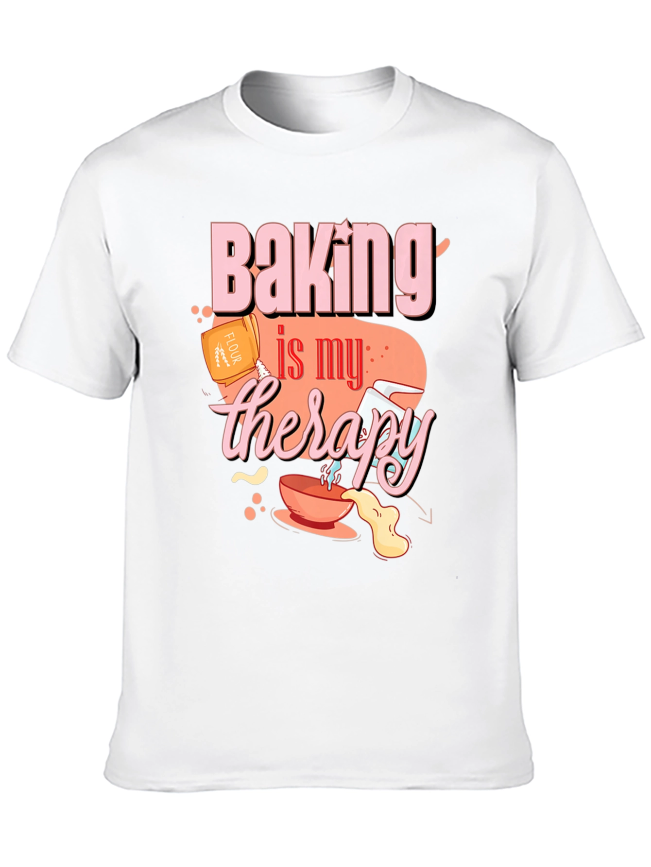 Baking is My Therapy Graphic Tee