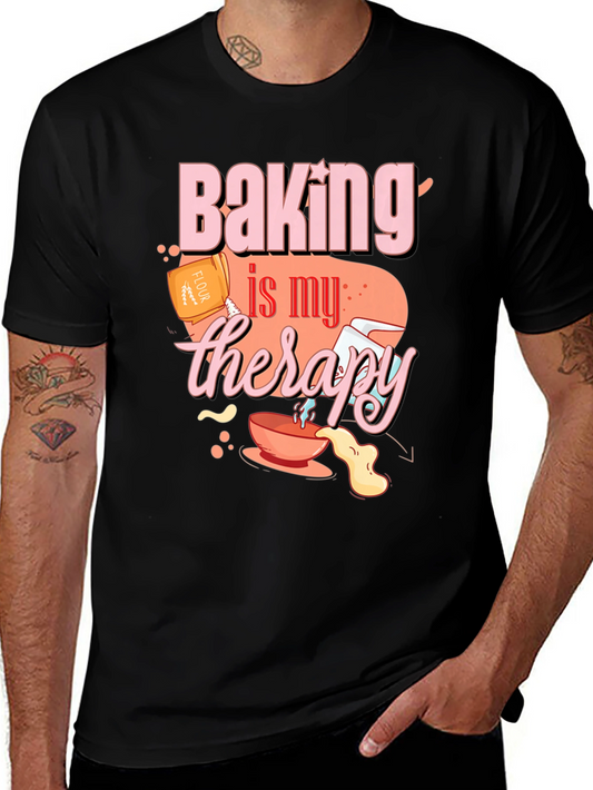 Baking is My Therapy Graphic Tee