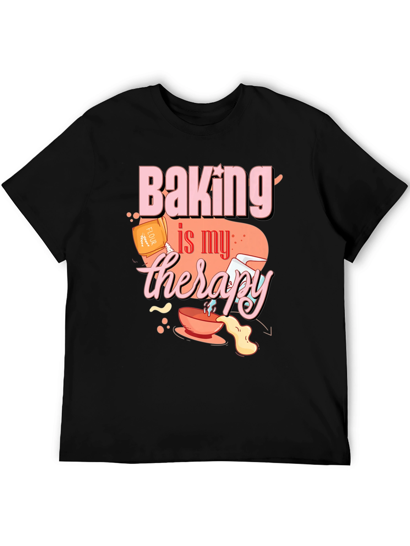 Baking is My Therapy Graphic Tee