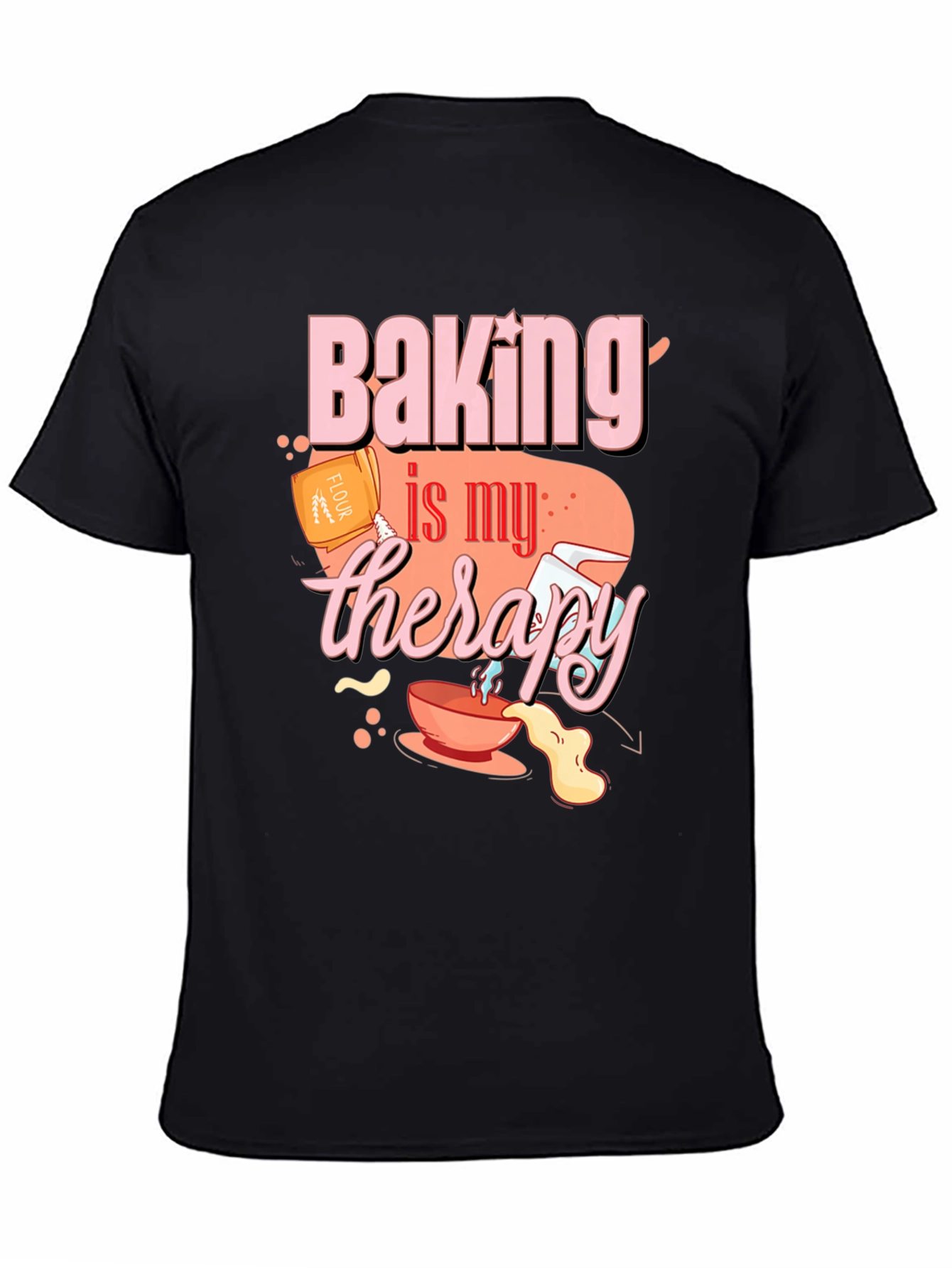 Baking is My Therapy Graphic Tee