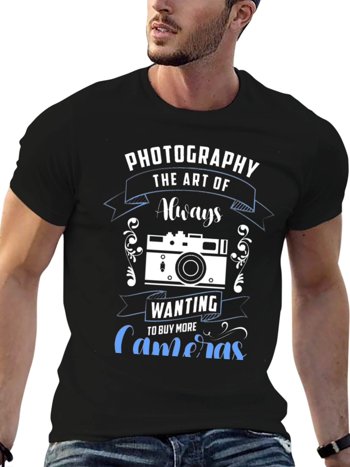 Photography Lover T-Shirt - Always Wanting More Cameras