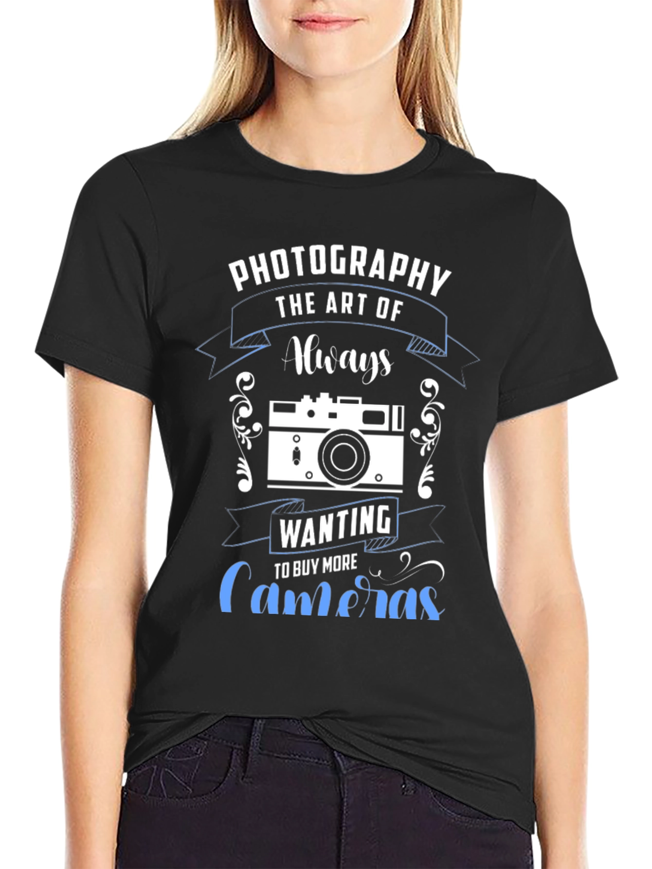 Photography Lover T-Shirt - Always Wanting More Cameras