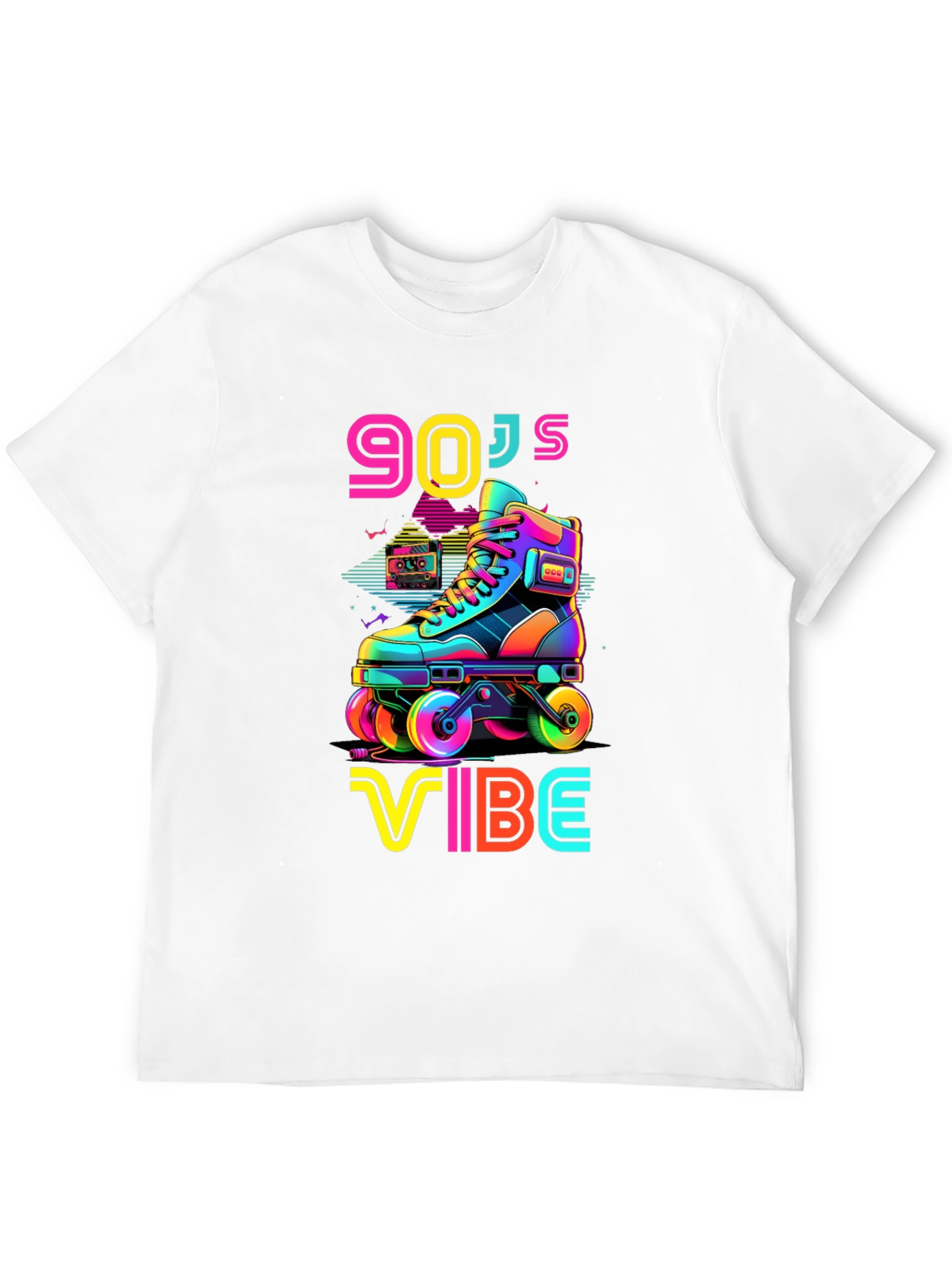90s Vibe Roller Skate Graphic Tee