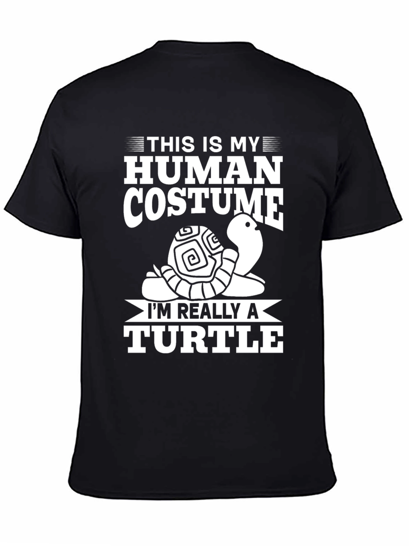 Human Costume Turtle T-Shirt: Funny Novelty Tee