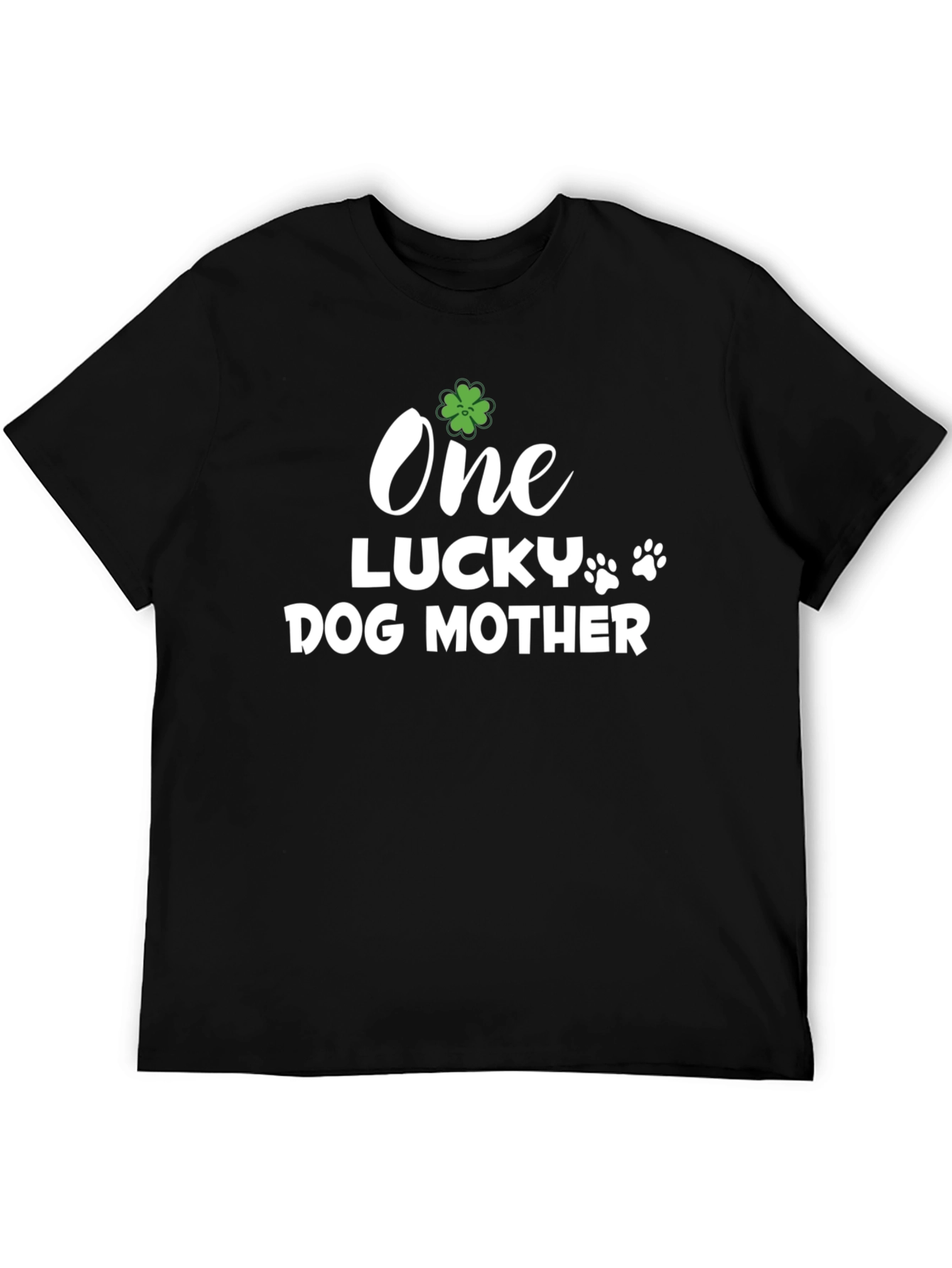 One Lucky Dog Mother St. Patricks Day Graphic Tee