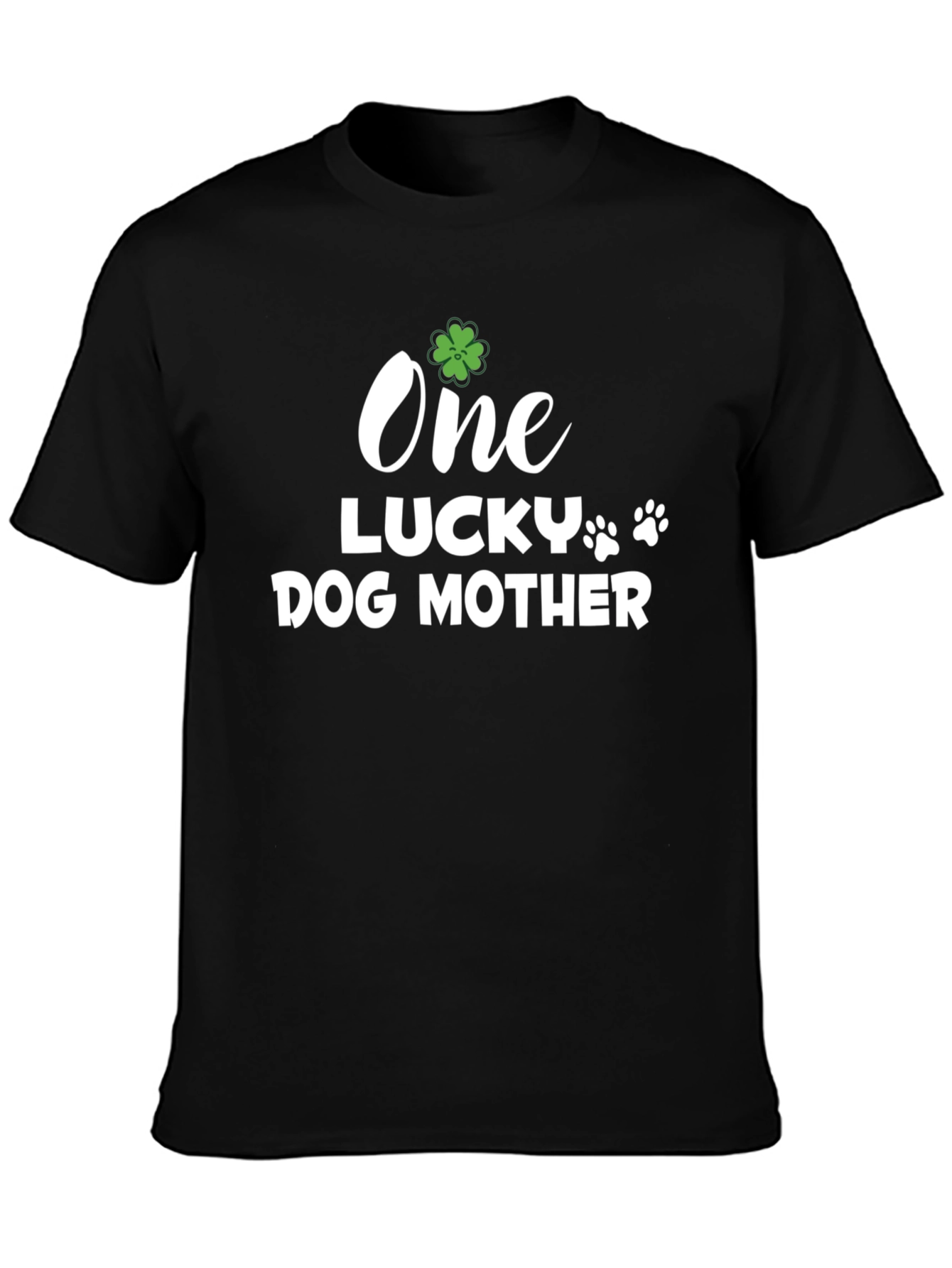 One Lucky Dog Mother St. Patricks Day Graphic Tee