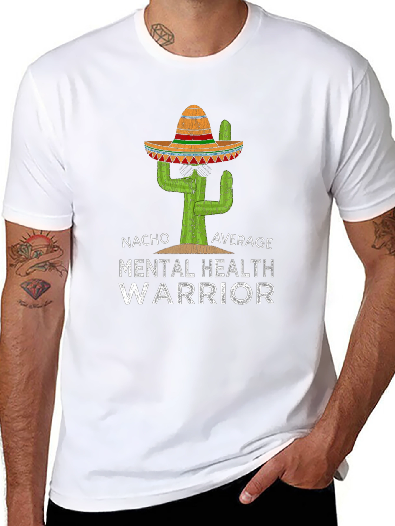Nacho Average Mental Health Warrior T-Shirt