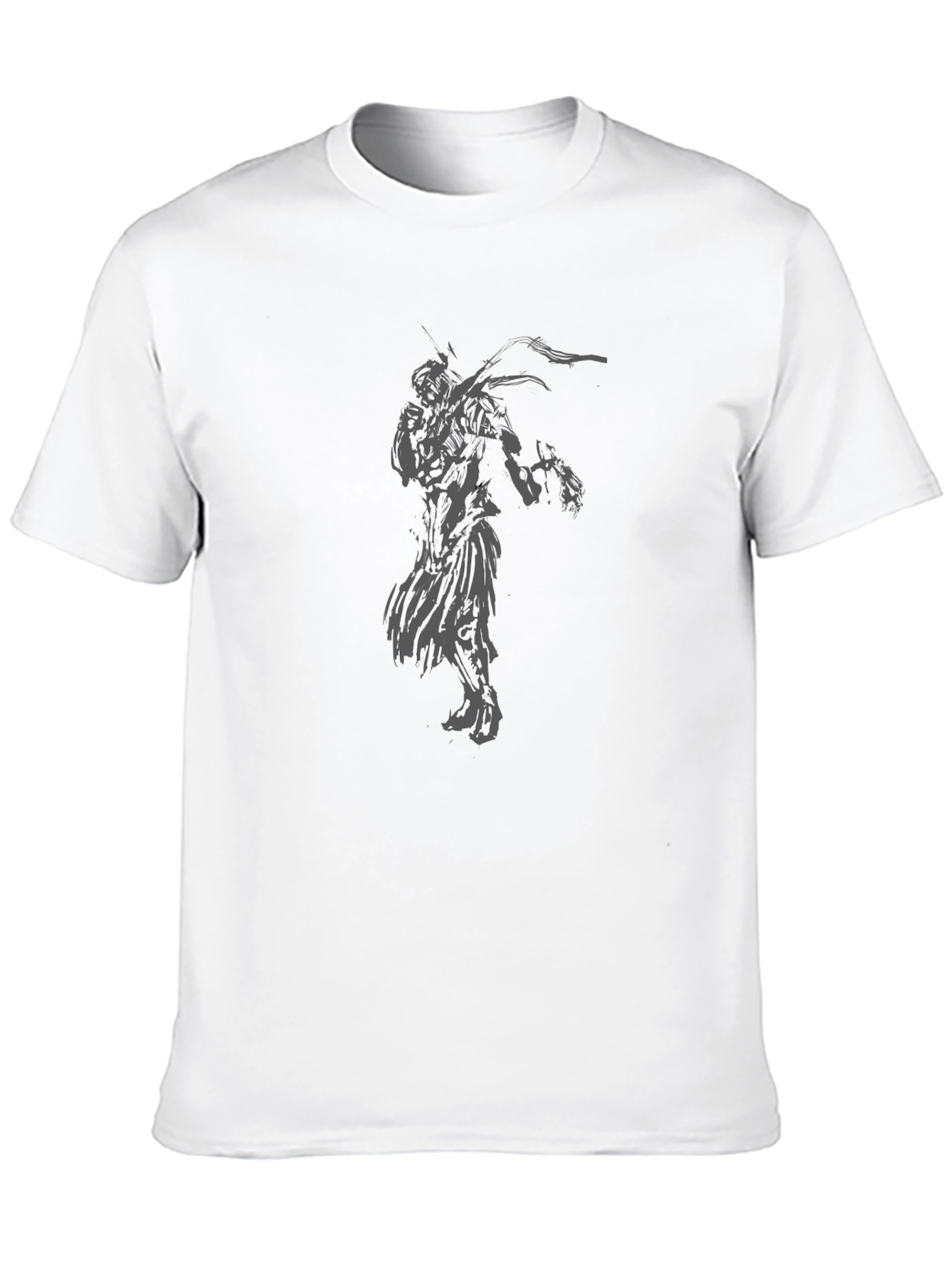 Dark Warrior Graphic Print Tee
