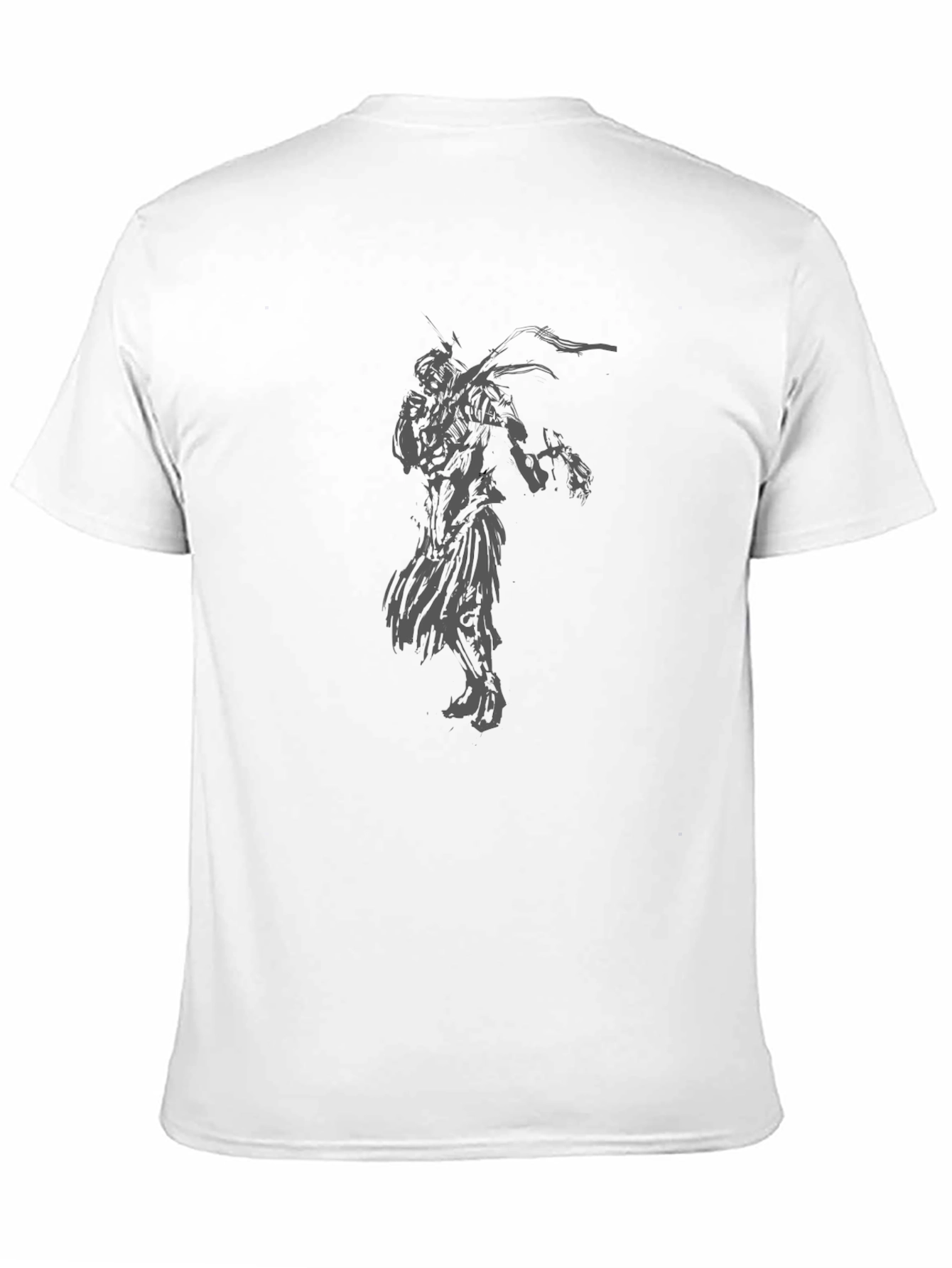 Dark Warrior Graphic Print Tee