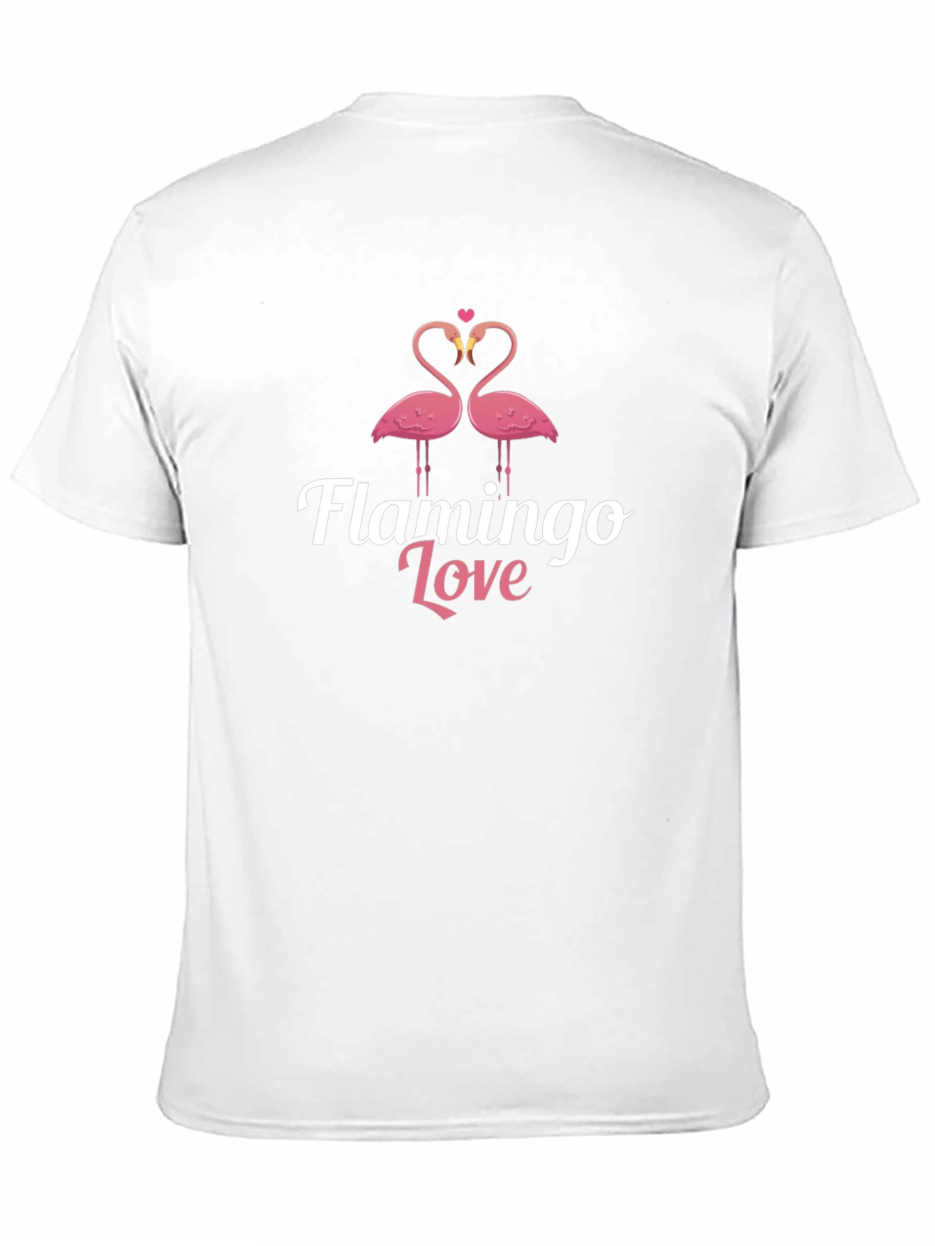 Flamingo Love Black Graphic Tee