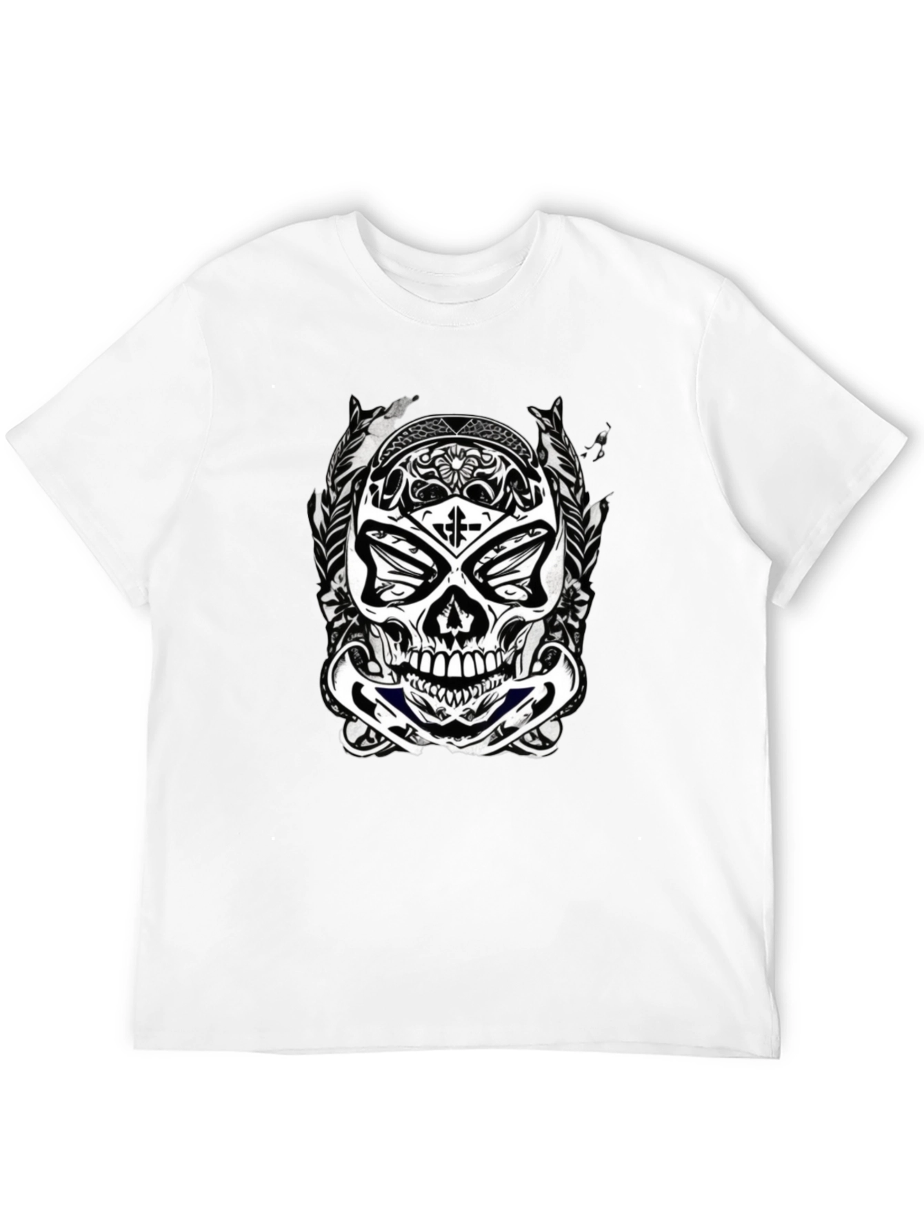 Skull Graphic Black T-Shirt for Men